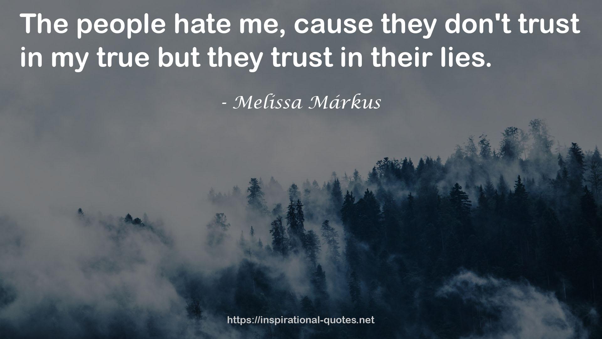 Melissa Márkus QUOTES