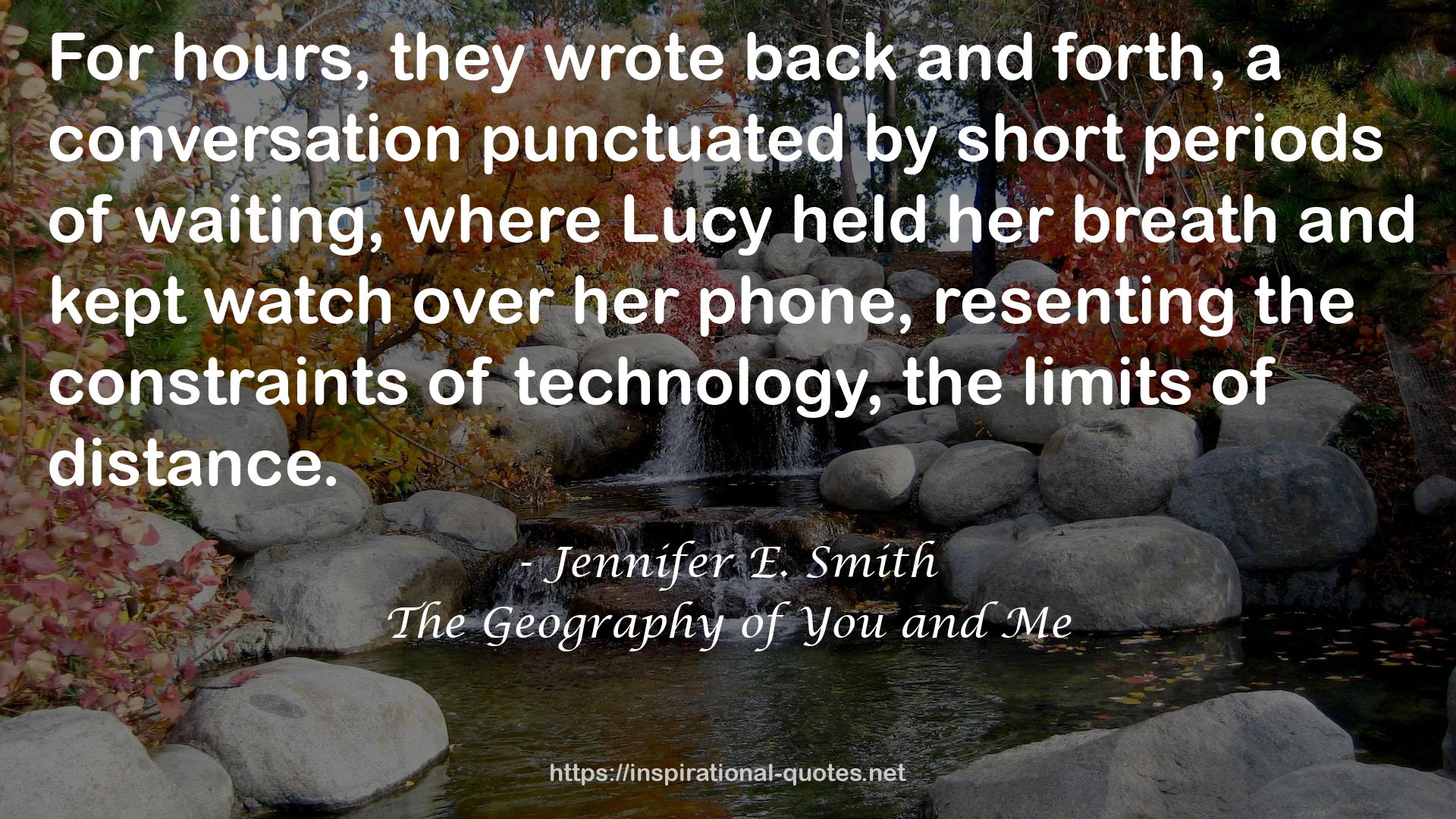 Jennifer E. Smith QUOTES
