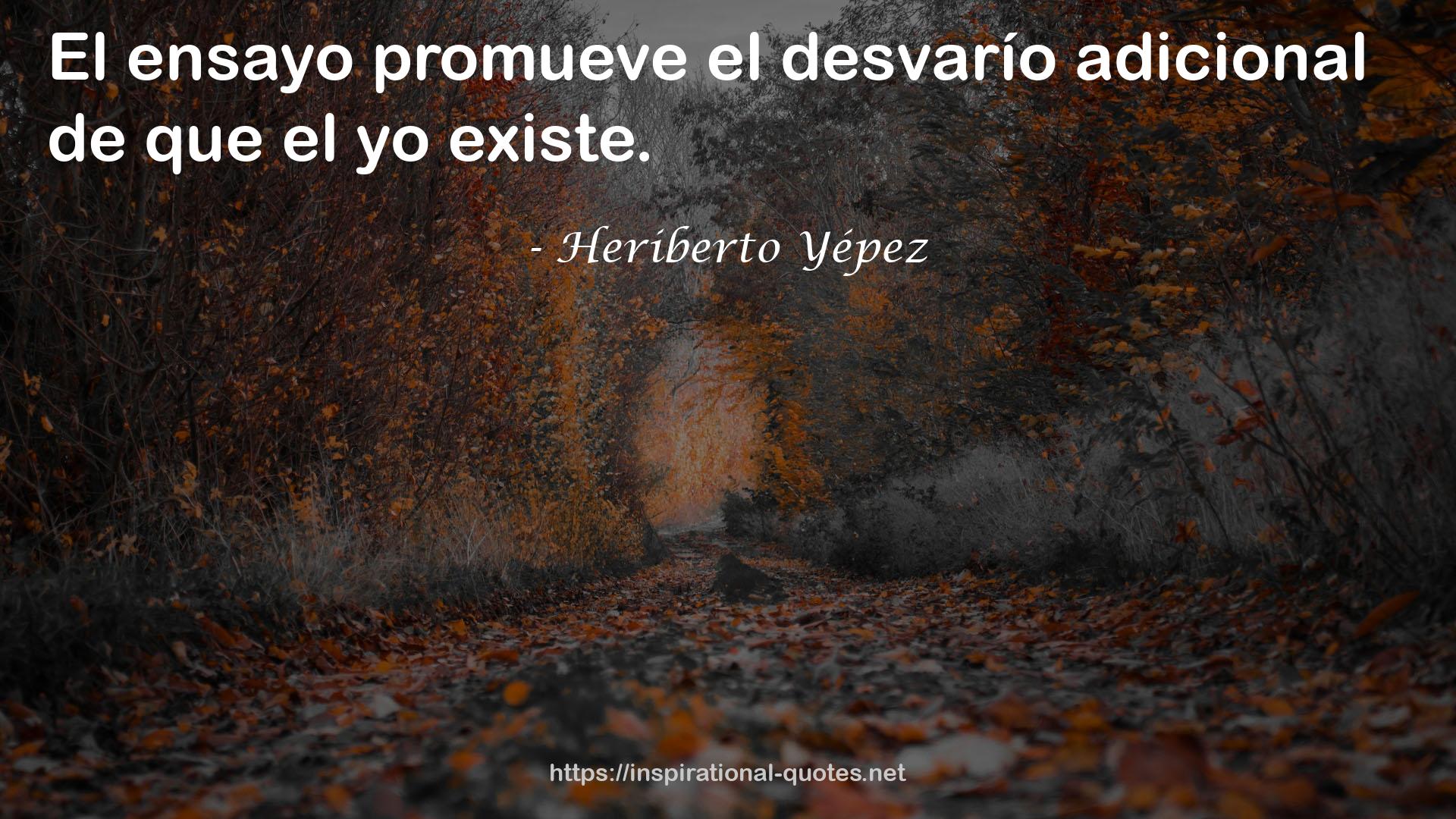 Heriberto Yépez QUOTES