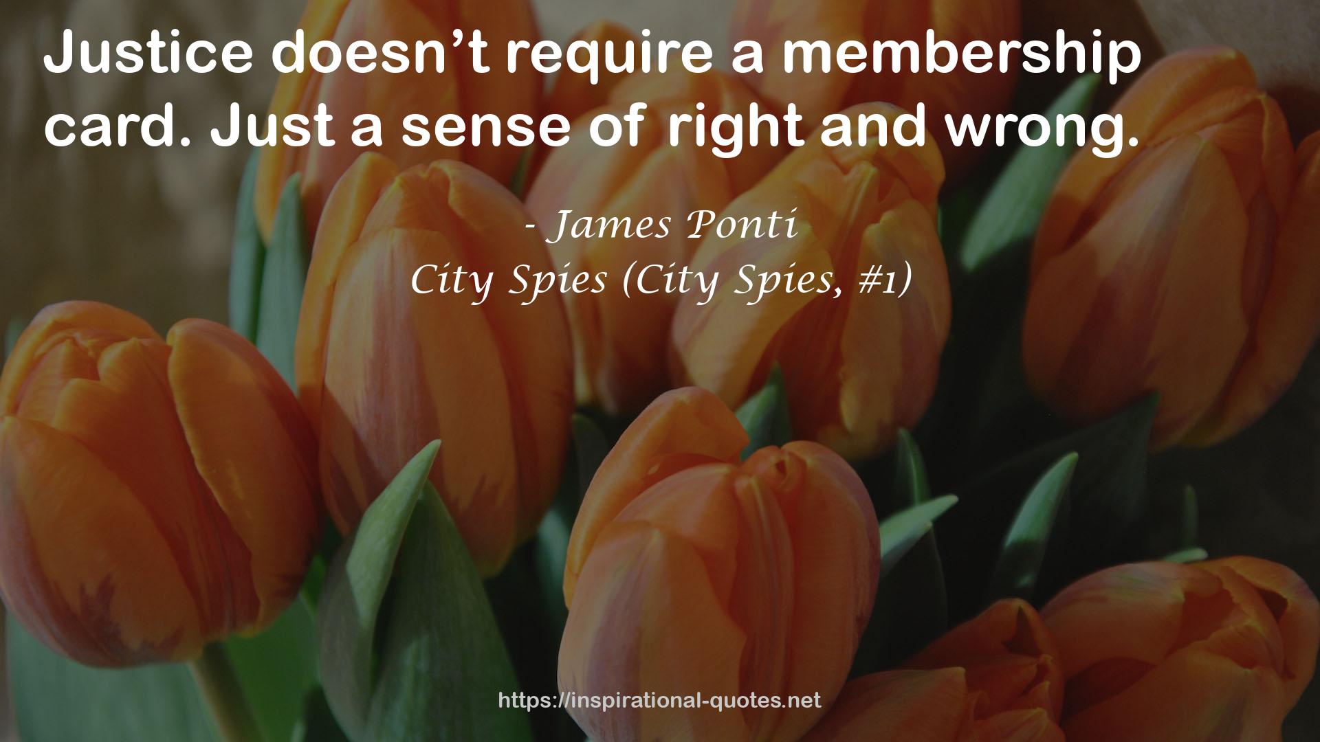 City Spies (City Spies, #1) QUOTES