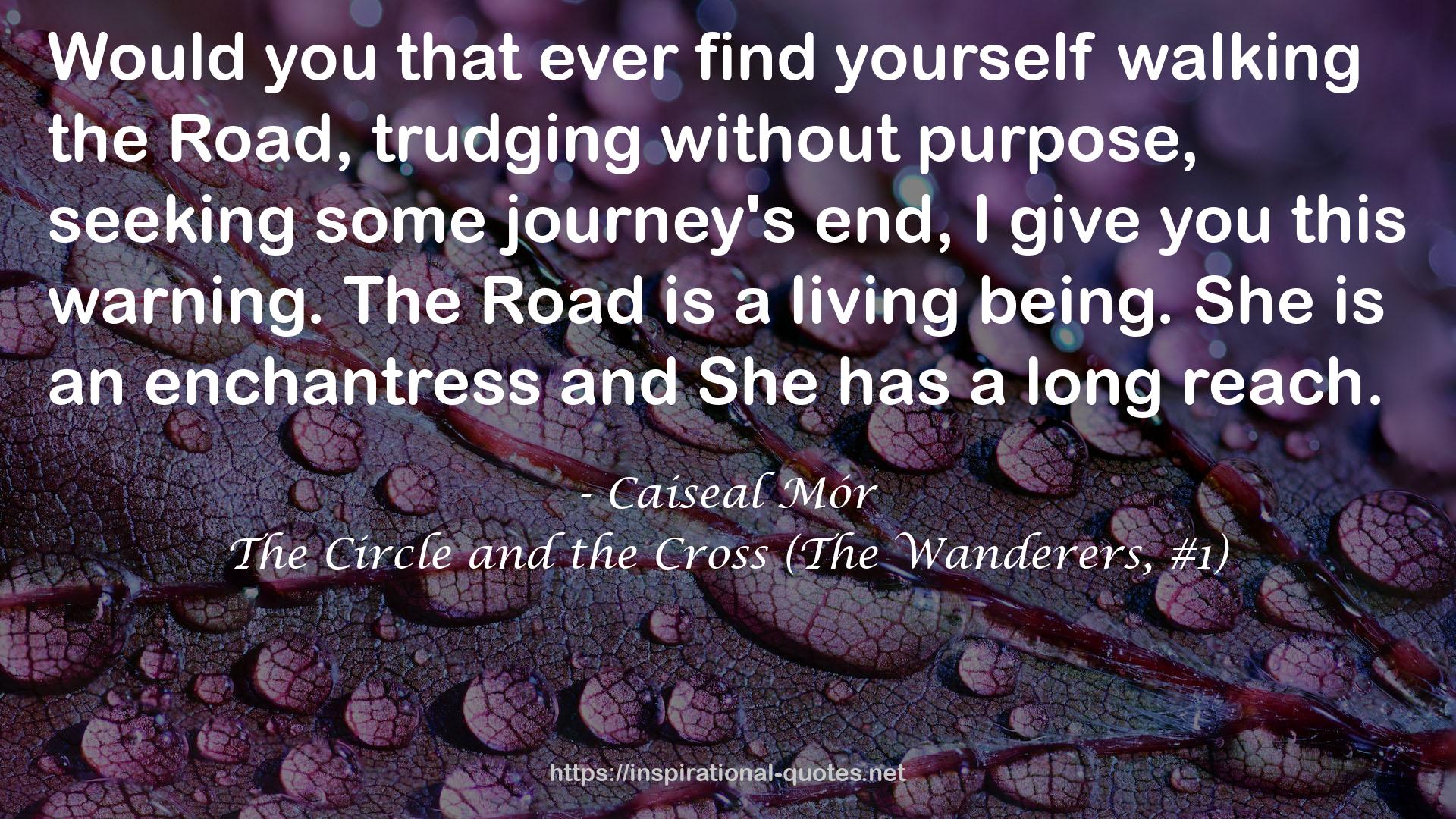 The Circle and the Cross (The Wanderers, #1) QUOTES