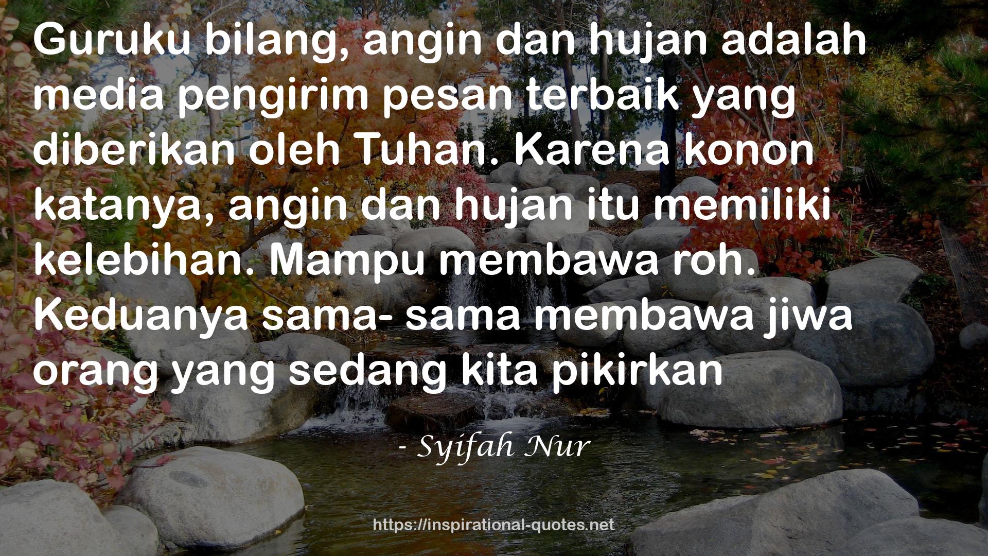 Syifah Nur QUOTES