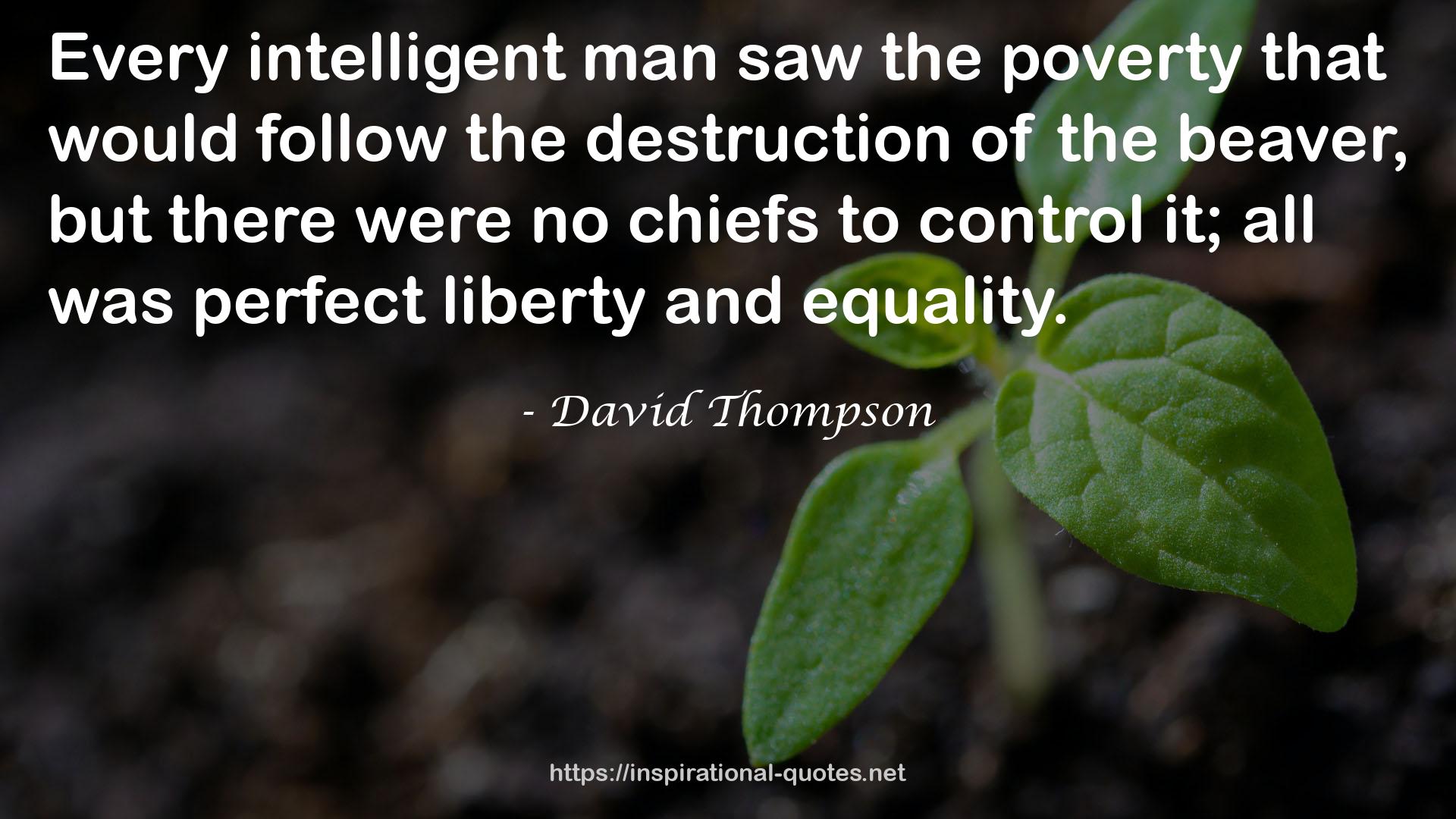 David Thompson QUOTES