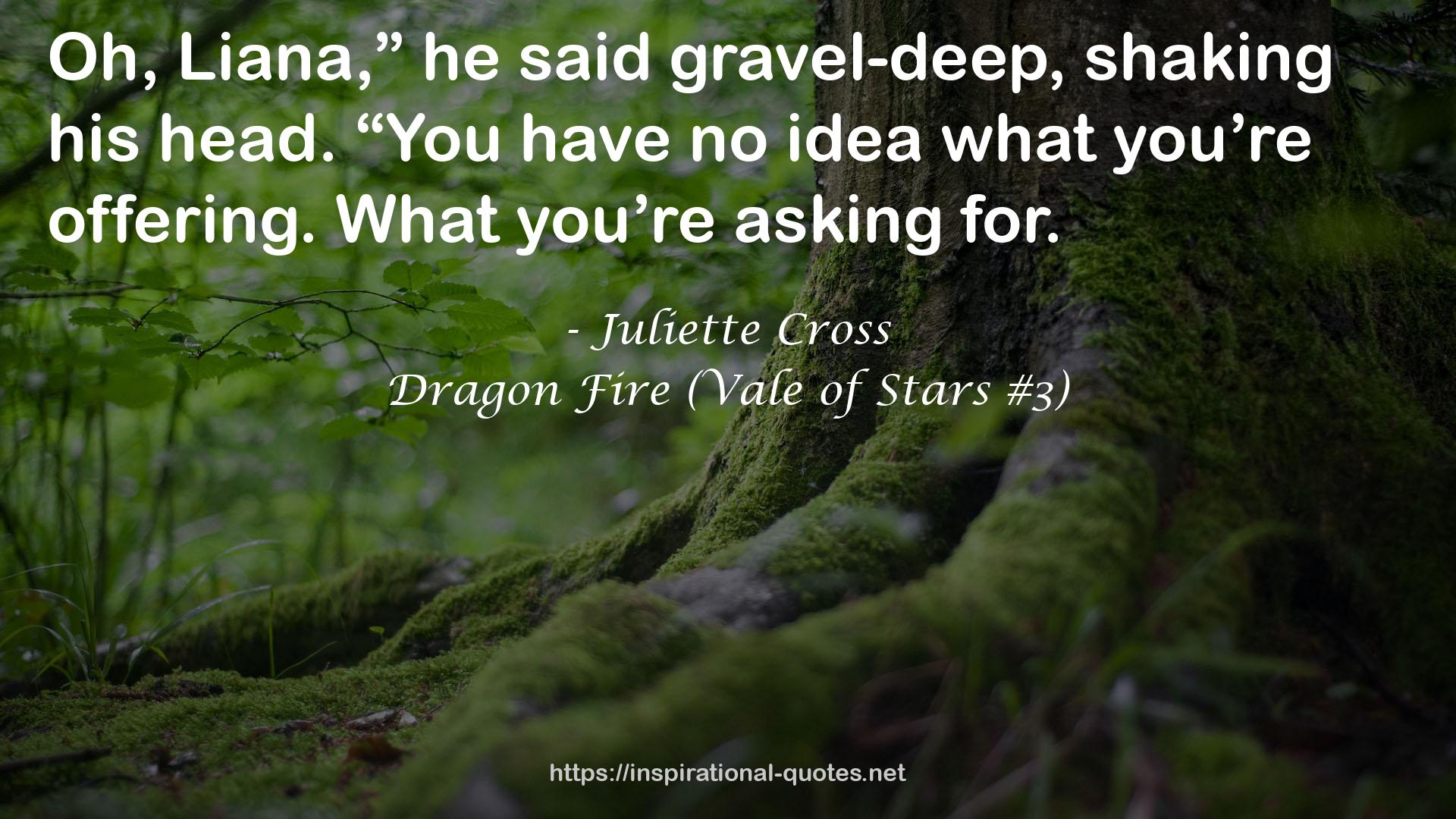 Dragon Fire (Vale of Stars #3) QUOTES
