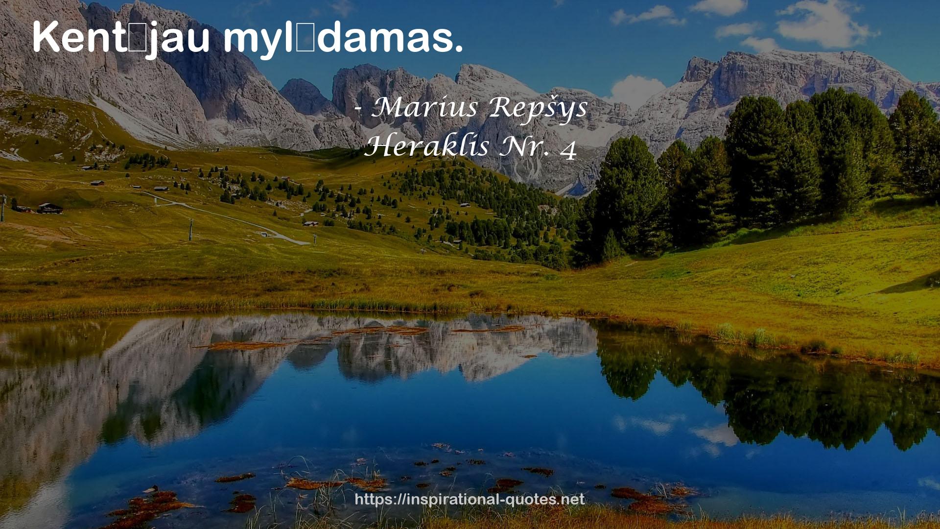 Marius Repšys QUOTES