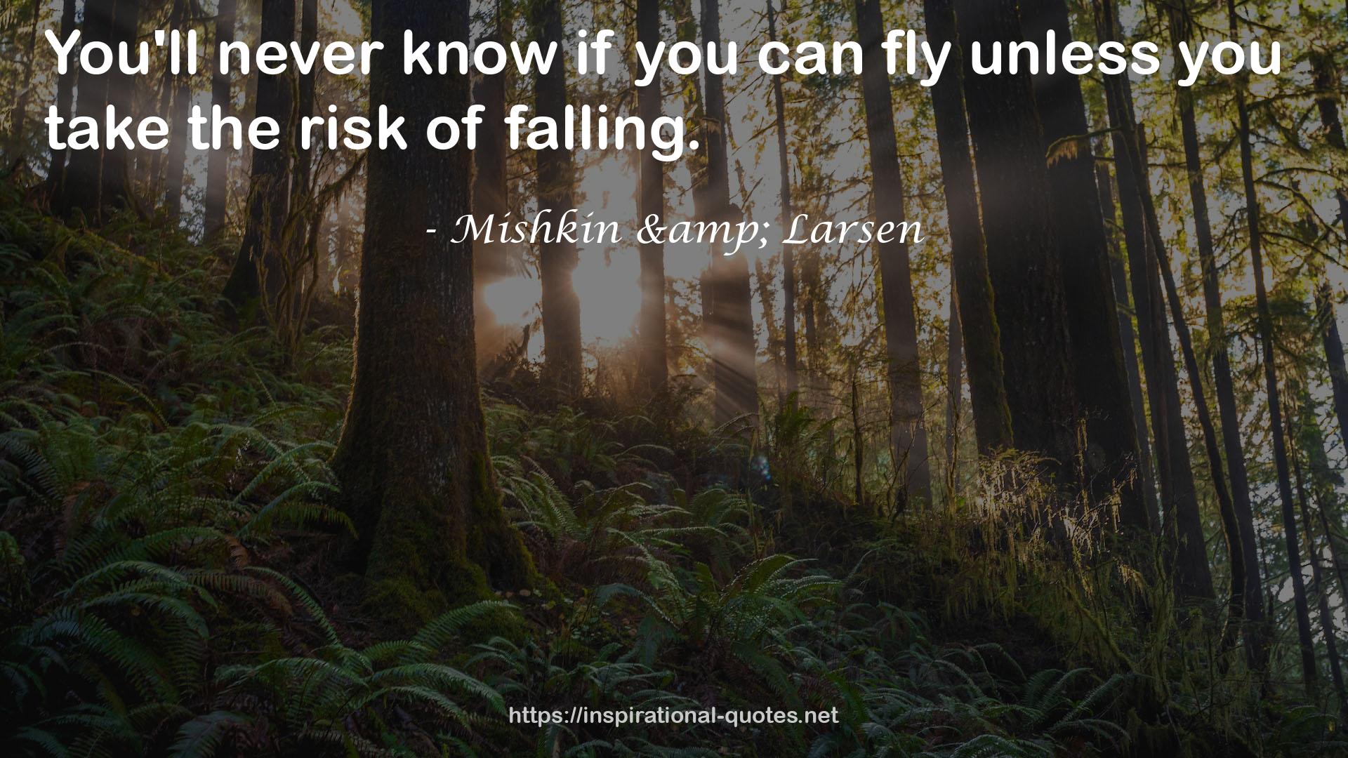 Mishkin & Larsen QUOTES