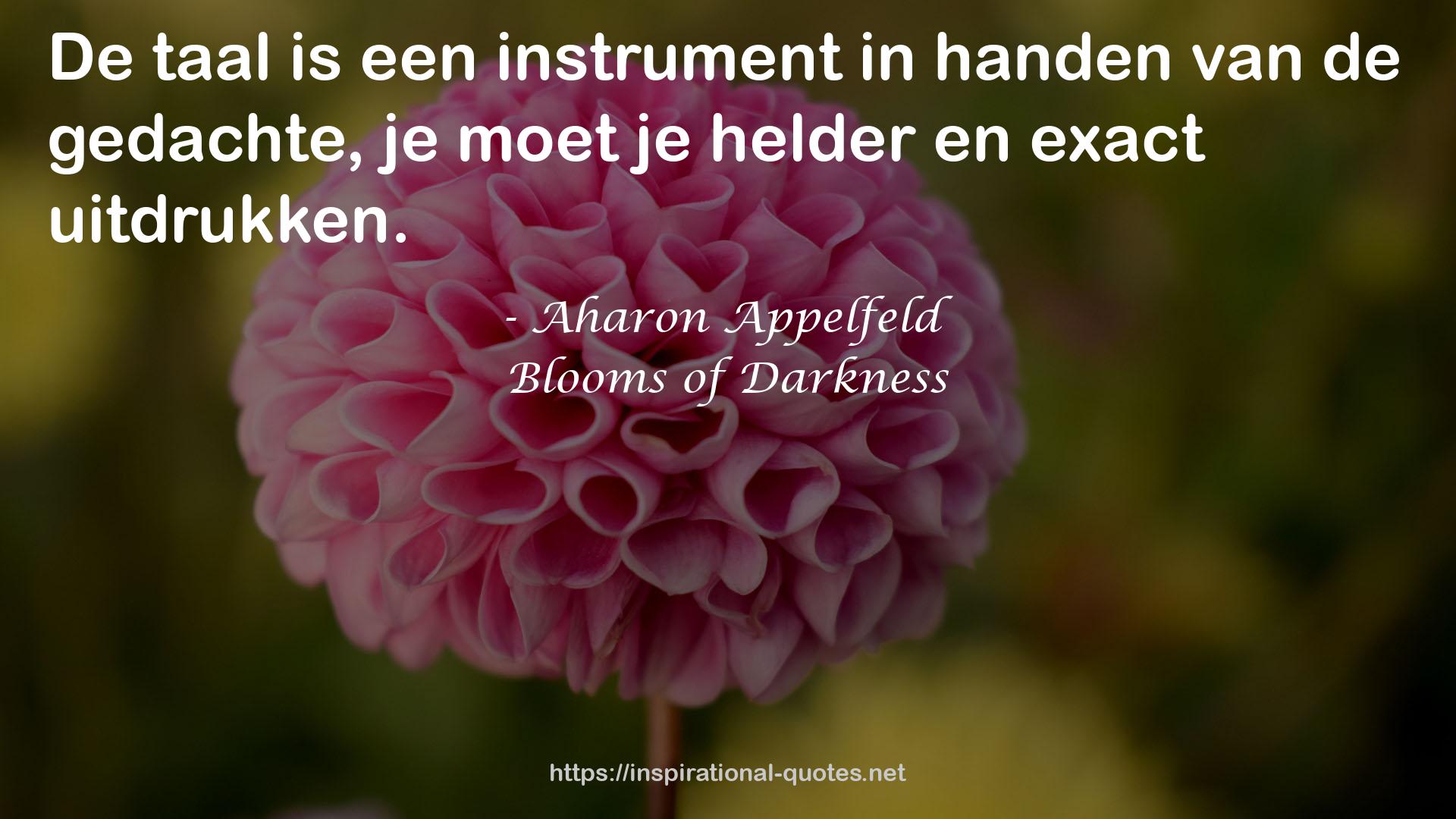 Blooms of Darkness QUOTES