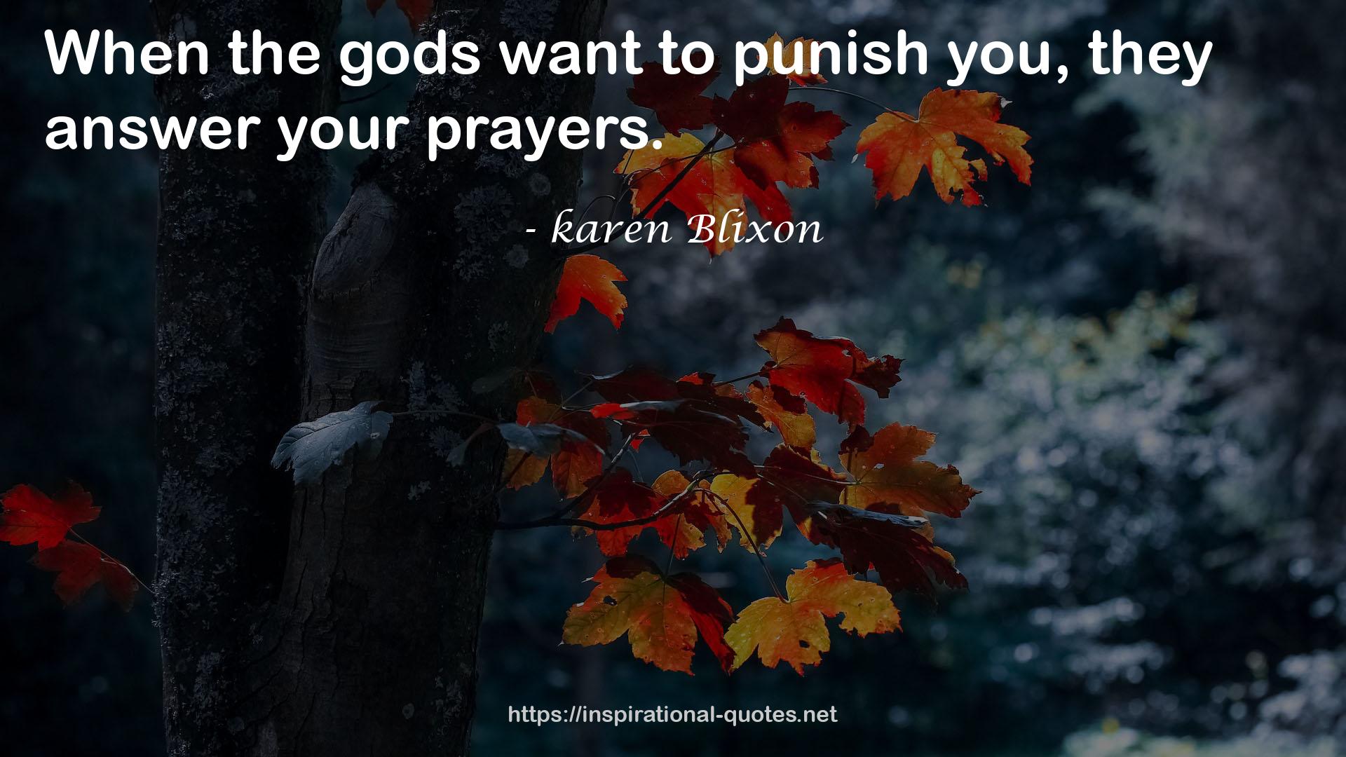 karen Blixon QUOTES