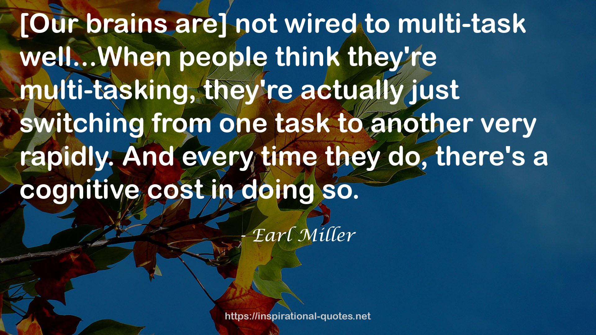 Earl Miller QUOTES