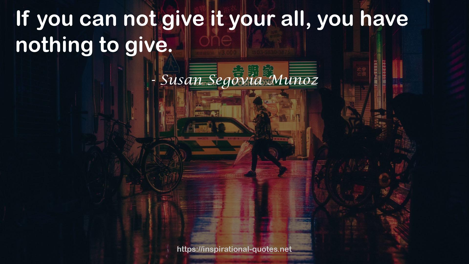 Susan Segovia Munoz QUOTES