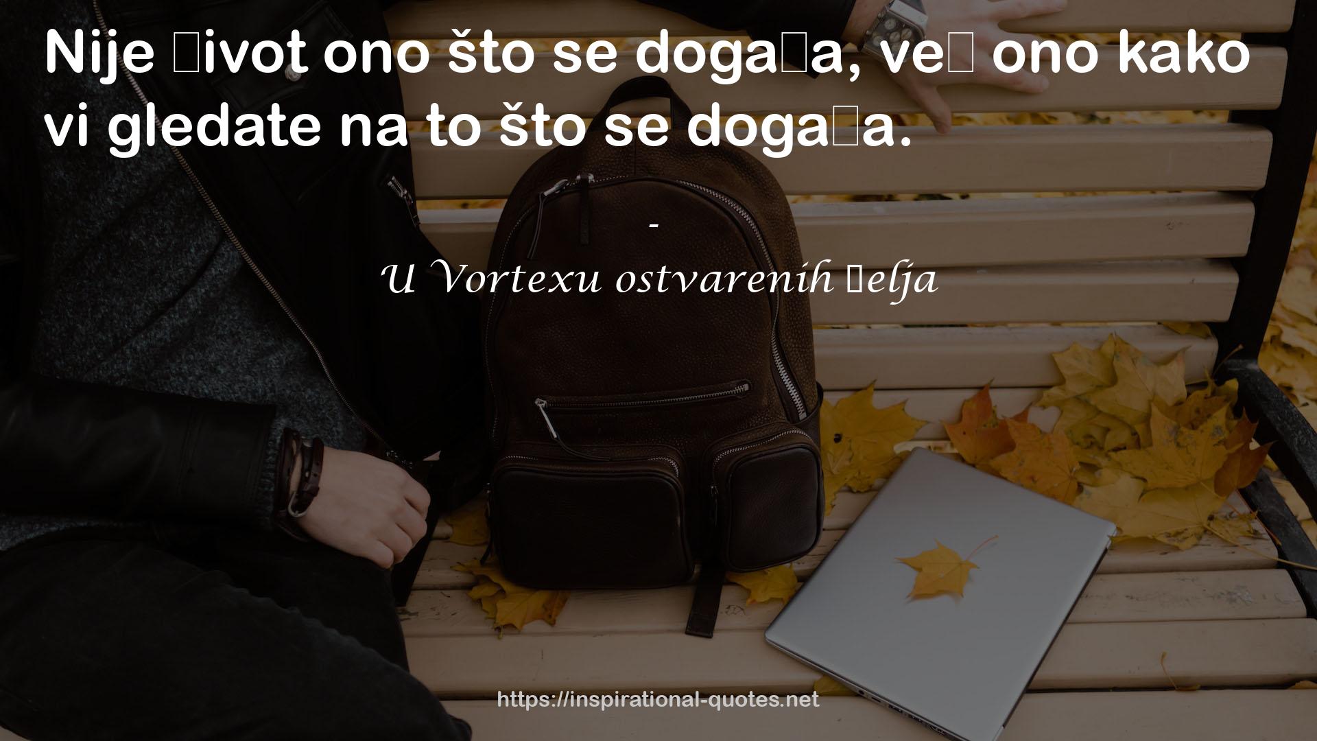 U Vortexu ostvarenih želja QUOTES