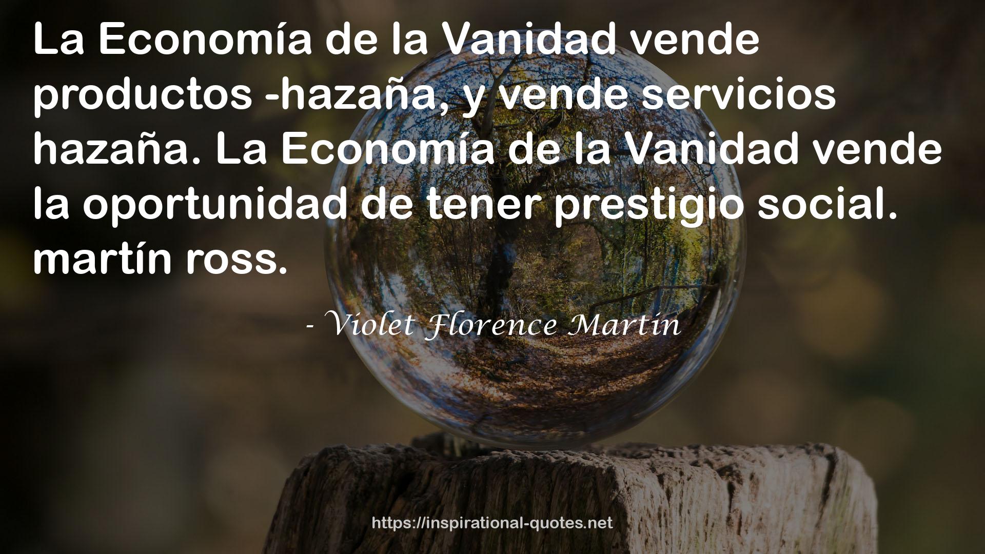 Violet Florence Martin QUOTES