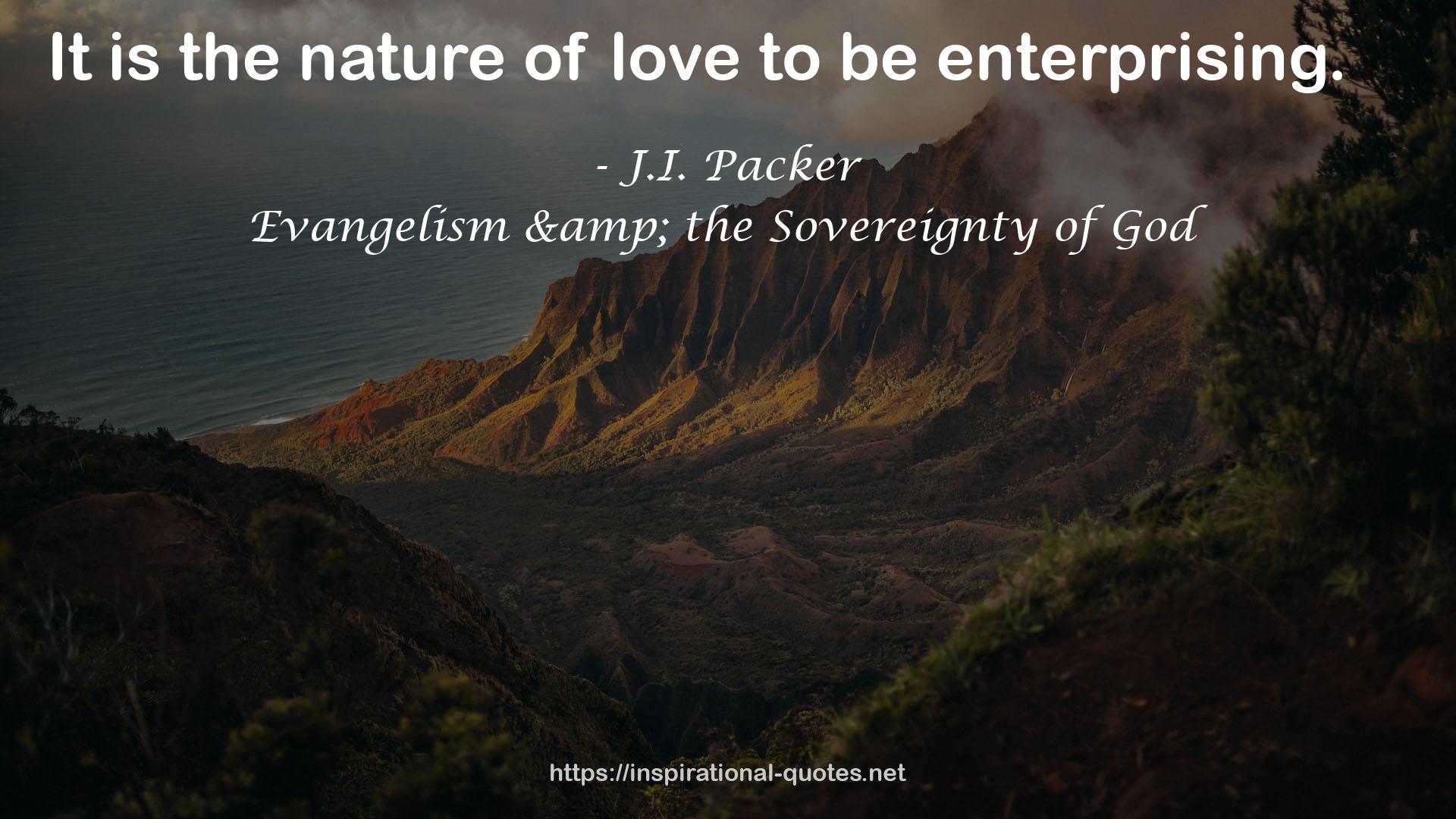 J.I. Packer QUOTES