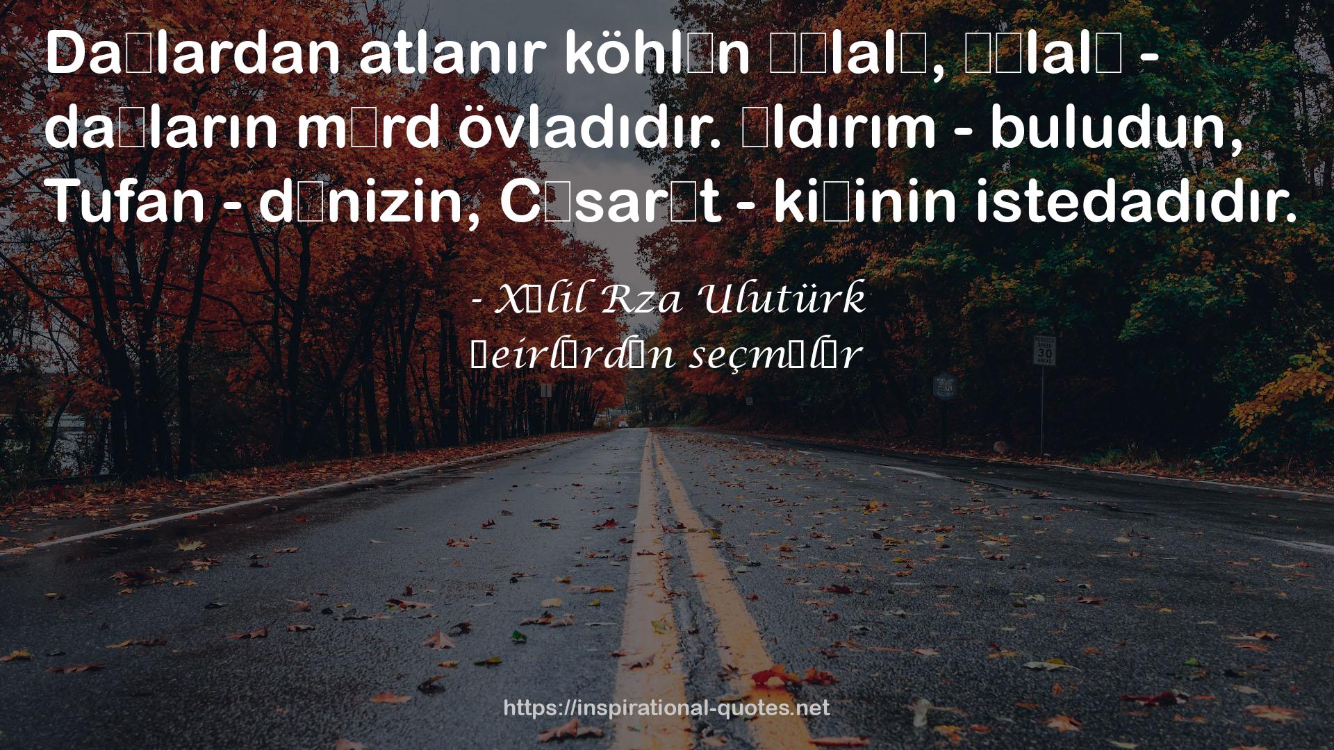 Xəlil Rza Ulutürk QUOTES