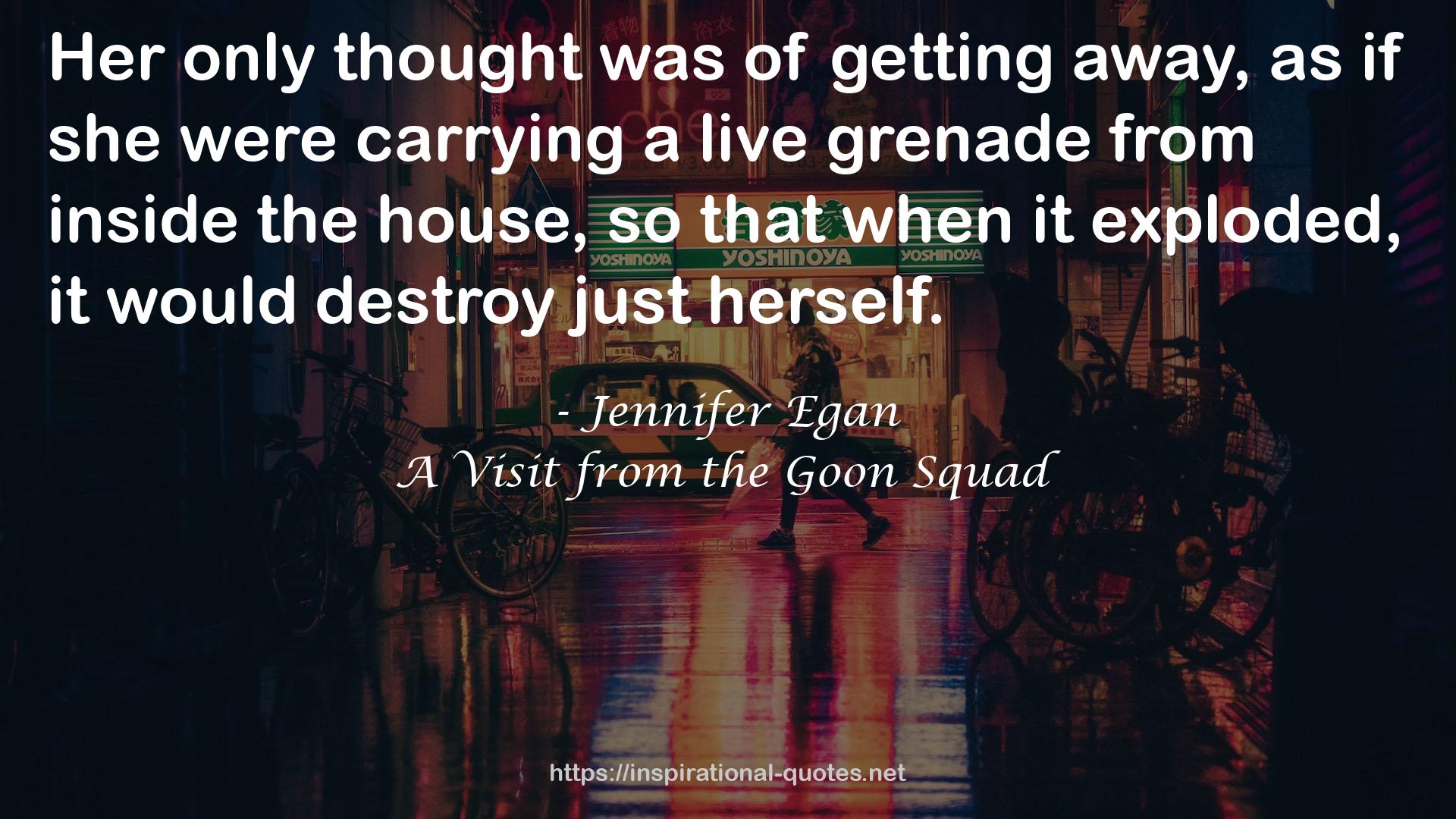 a live grenade  QUOTES