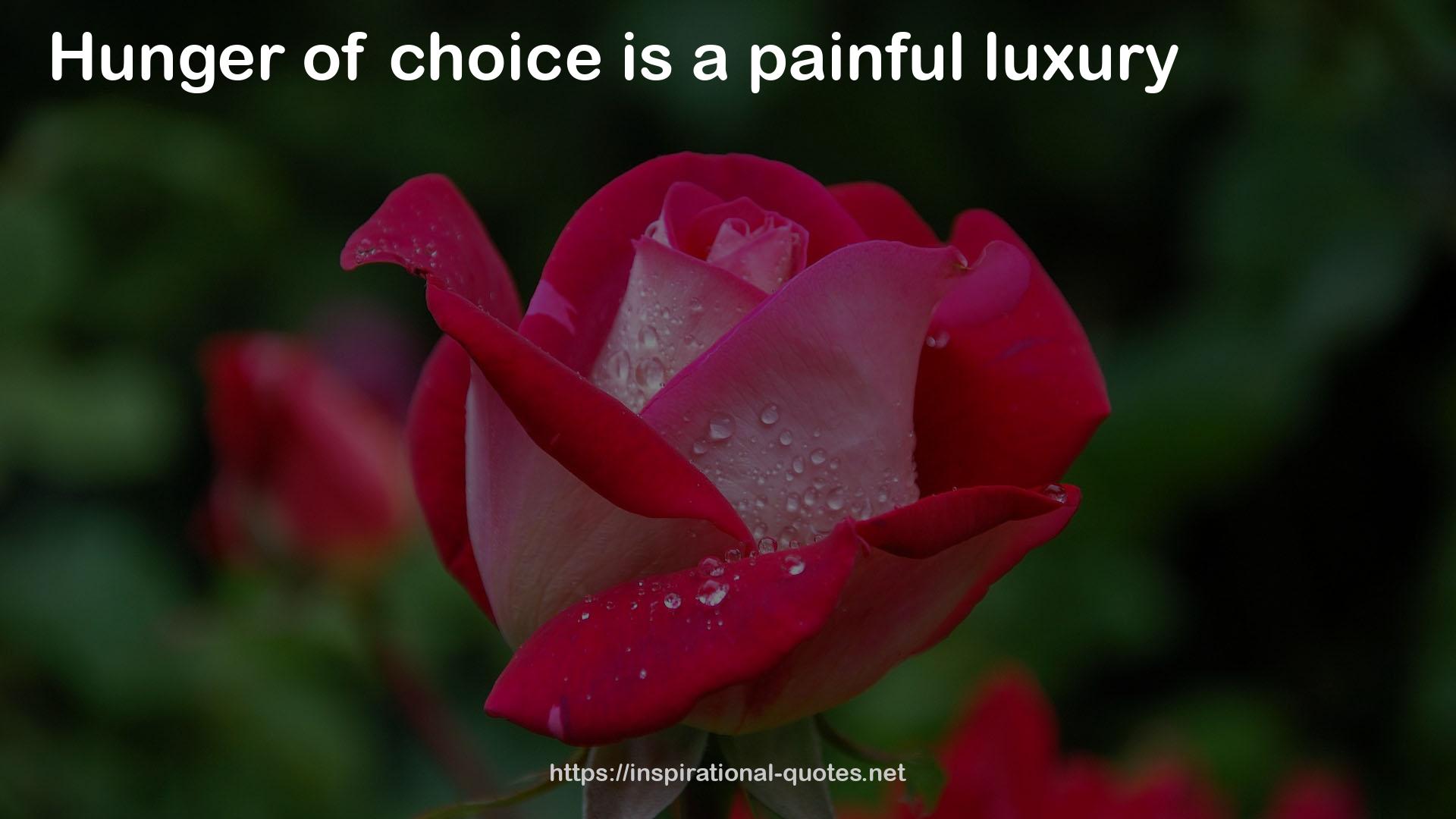 a painful luxury  QUOTES