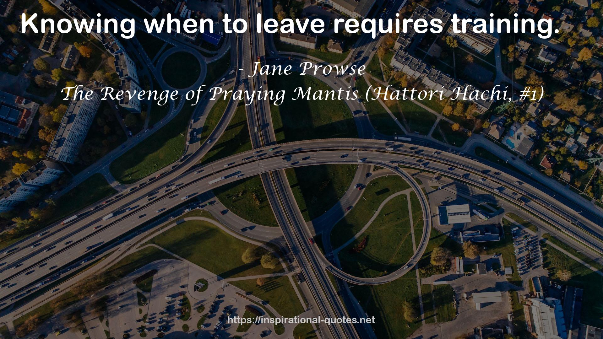 Jane Prowse QUOTES