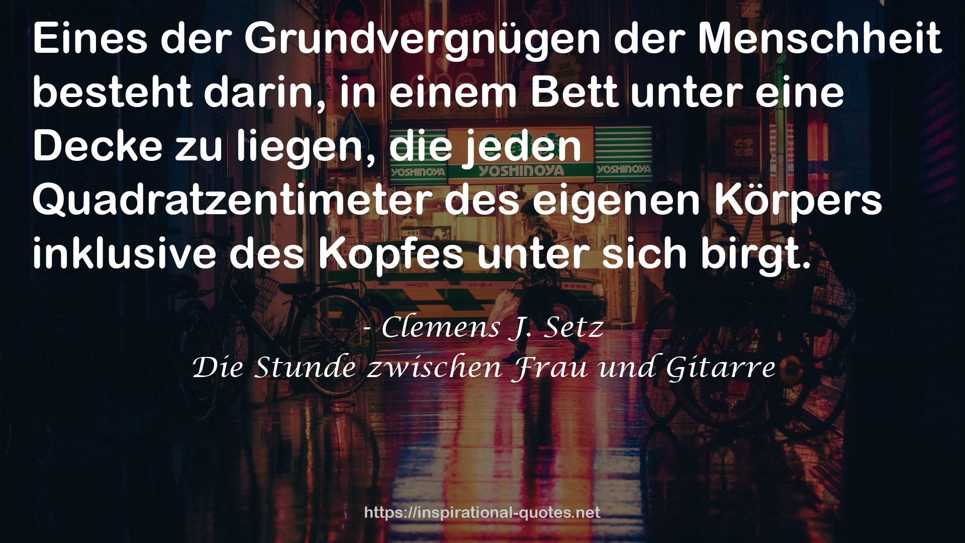 Clemens J. Setz QUOTES