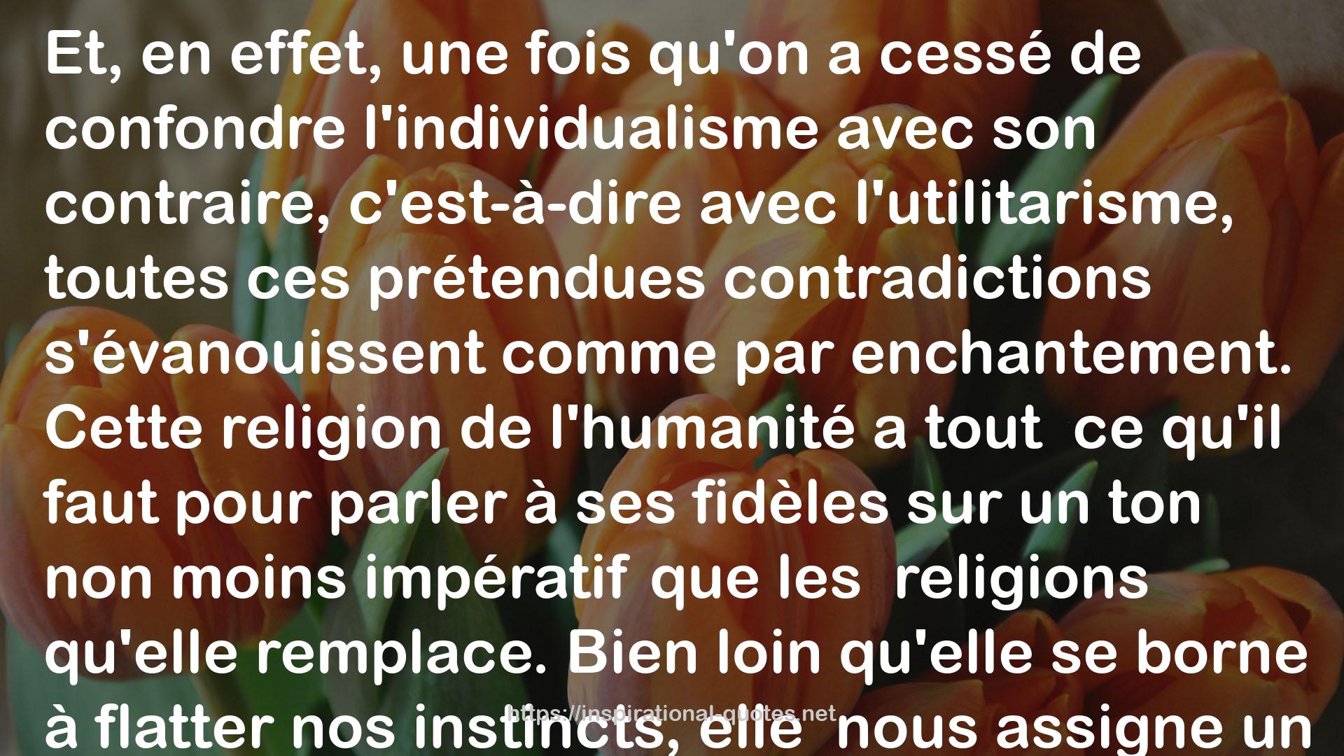 L'individualisme et les intellectuels QUOTES