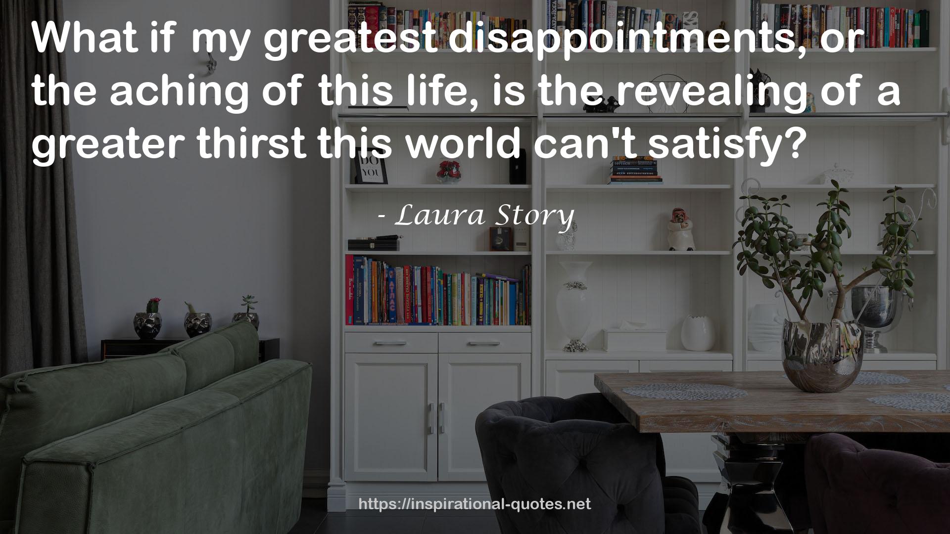 Laura Story QUOTES