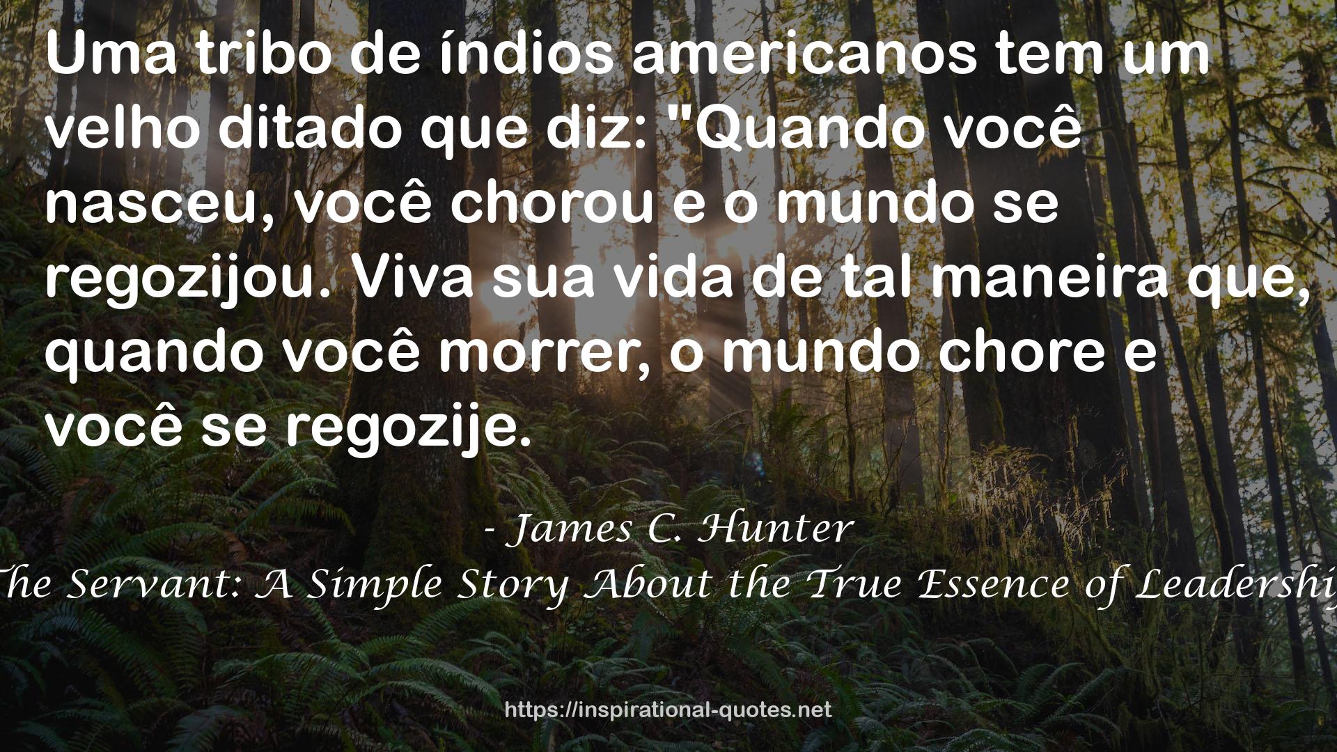 James C. Hunter QUOTES