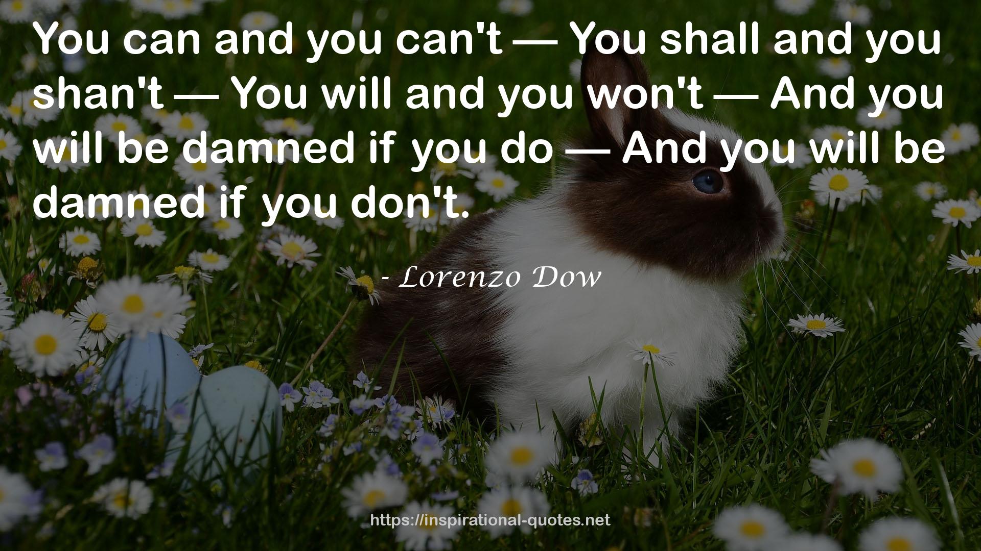 Lorenzo Dow QUOTES