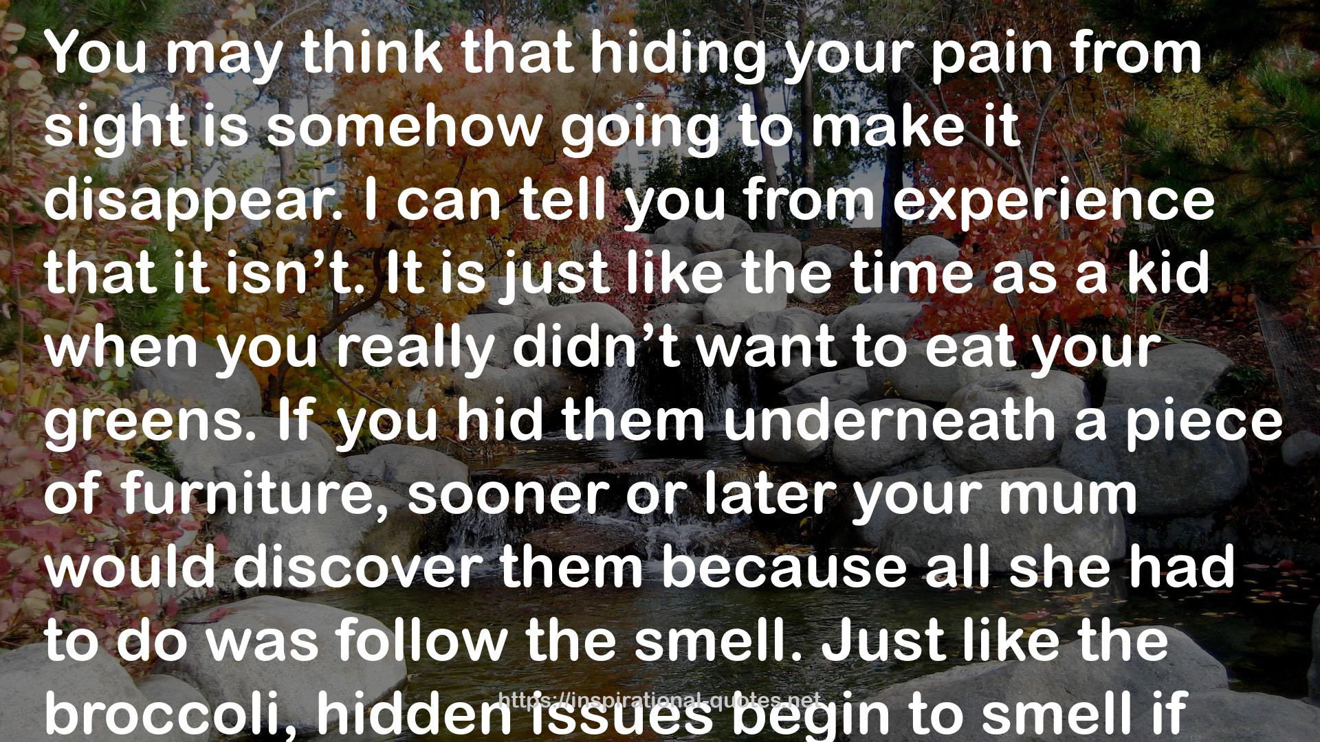 hidden issues  QUOTES