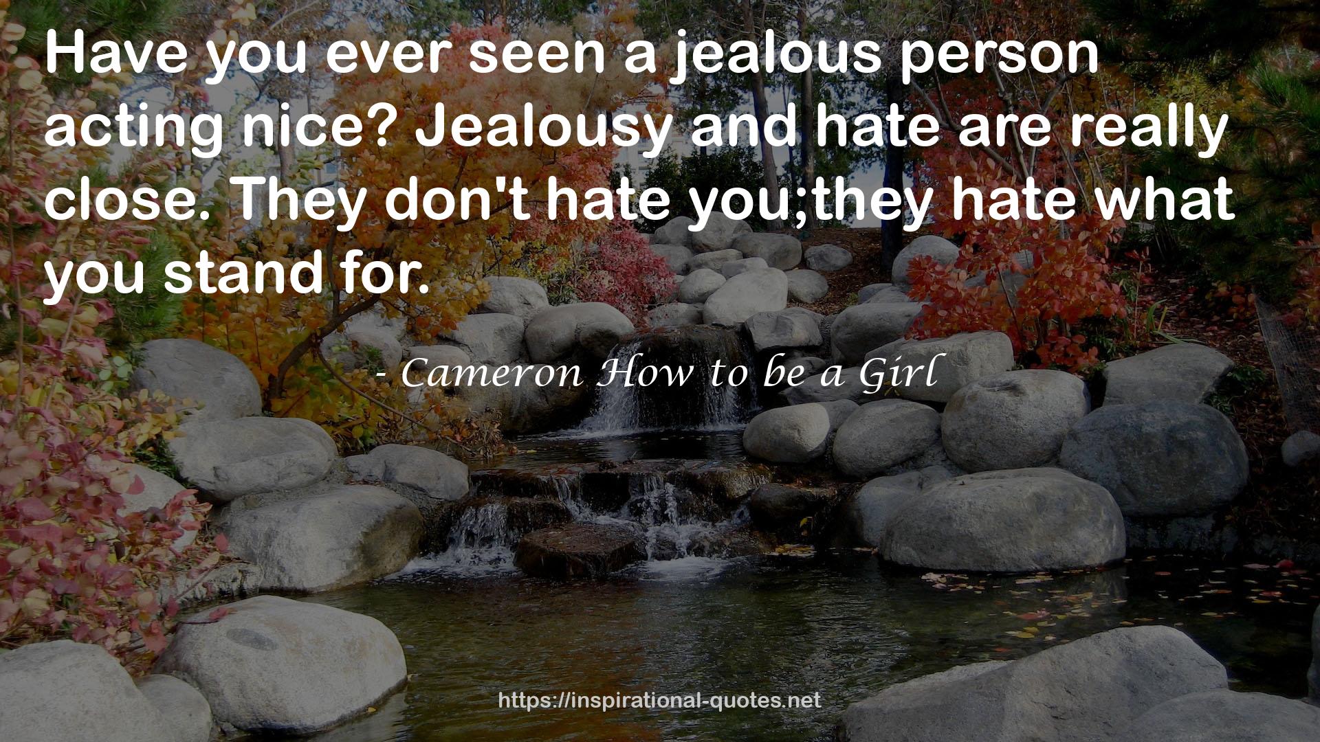 Cameron How to be a Girl QUOTES