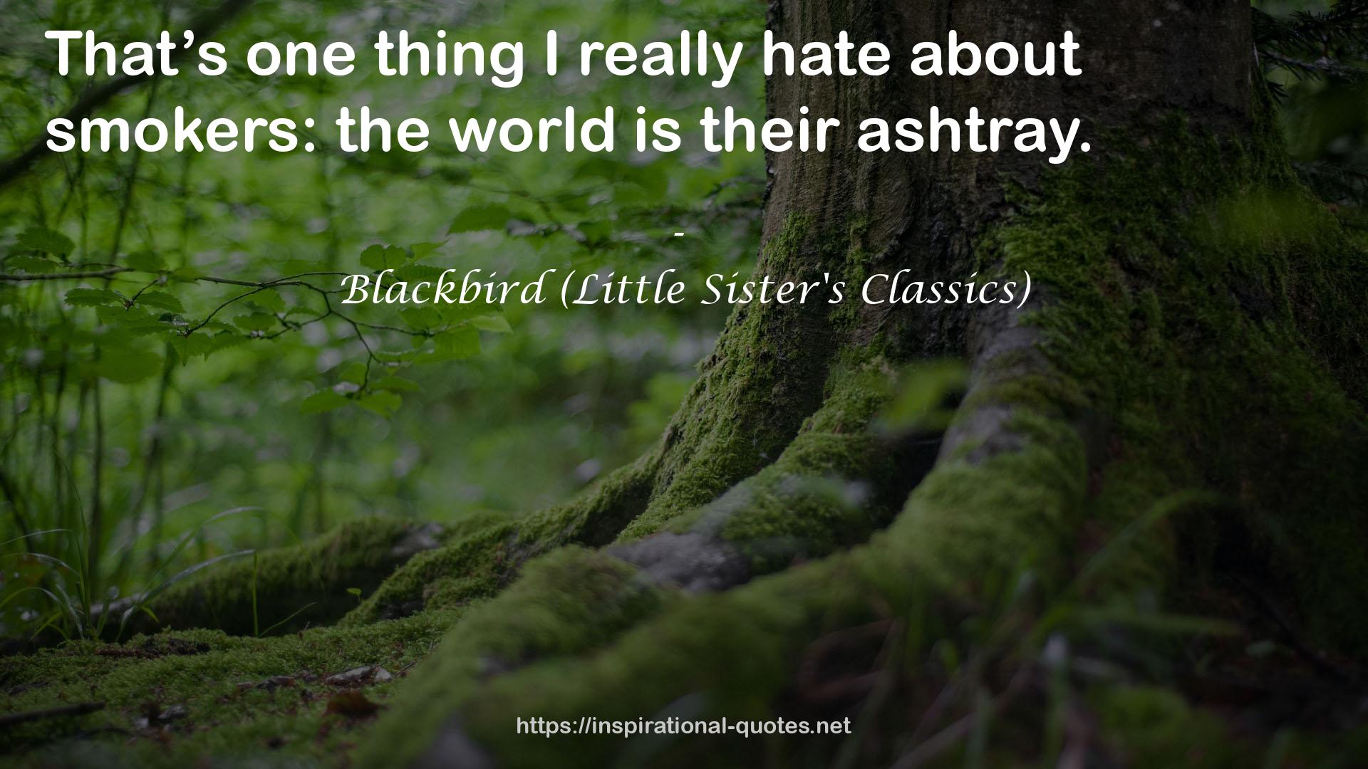 Blackbird (Little Sister's Classics) QUOTES