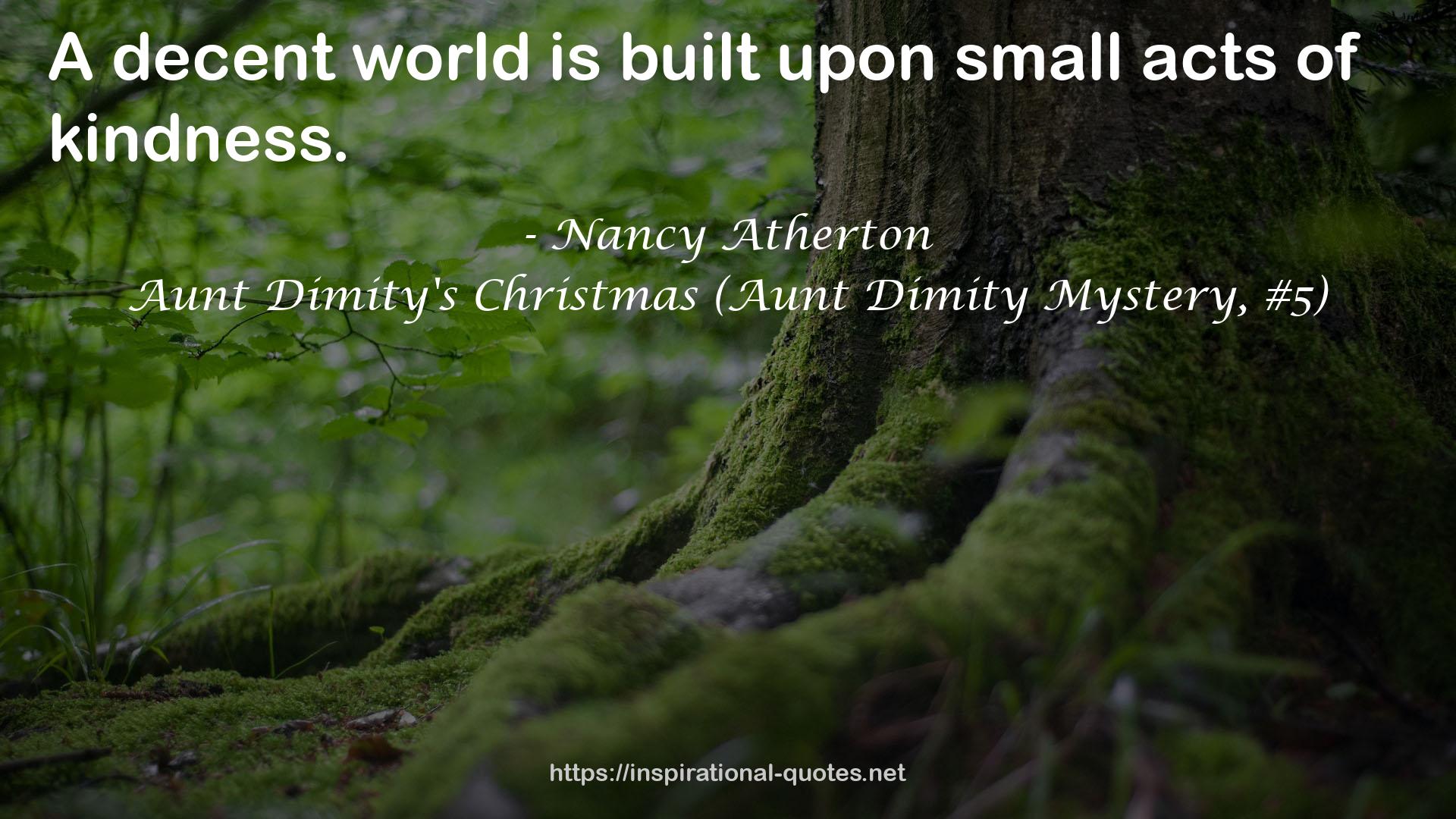 Aunt Dimity's Christmas (Aunt Dimity Mystery, #5) QUOTES