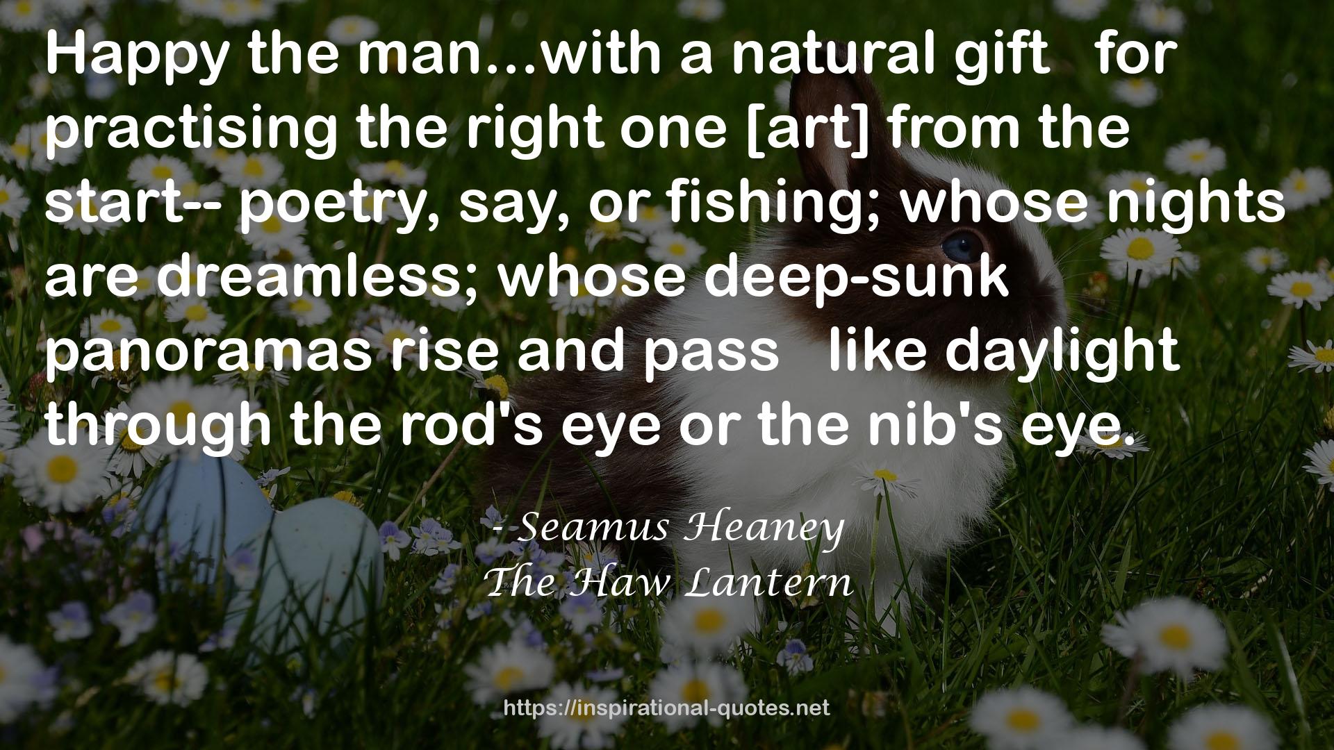 The Haw Lantern QUOTES