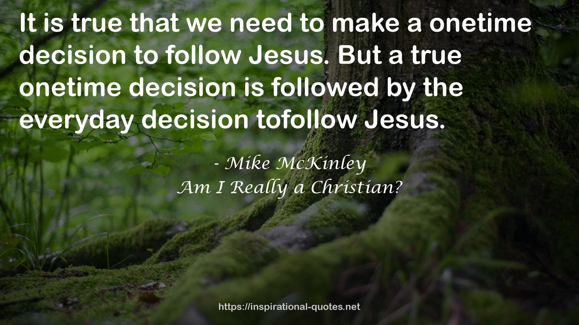 Mike McKinley QUOTES