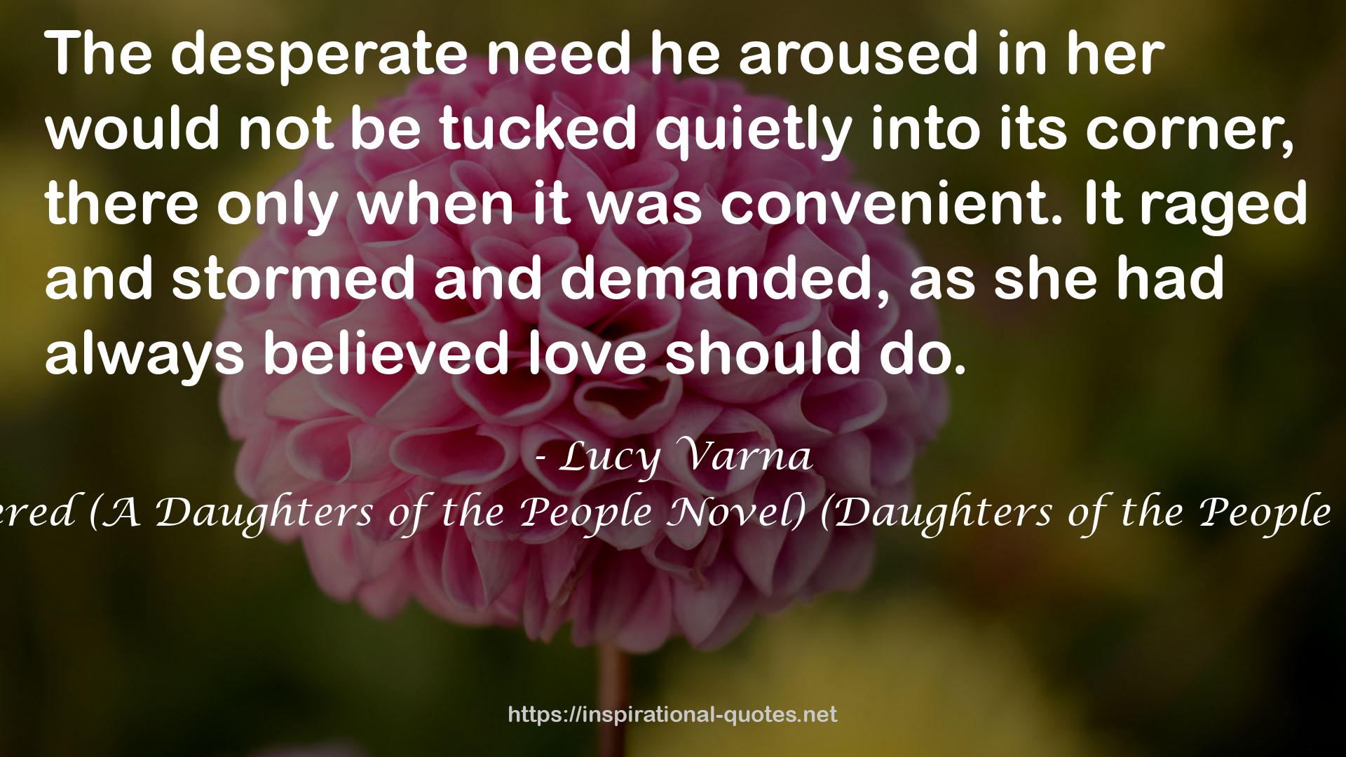 Lucy Varna QUOTES