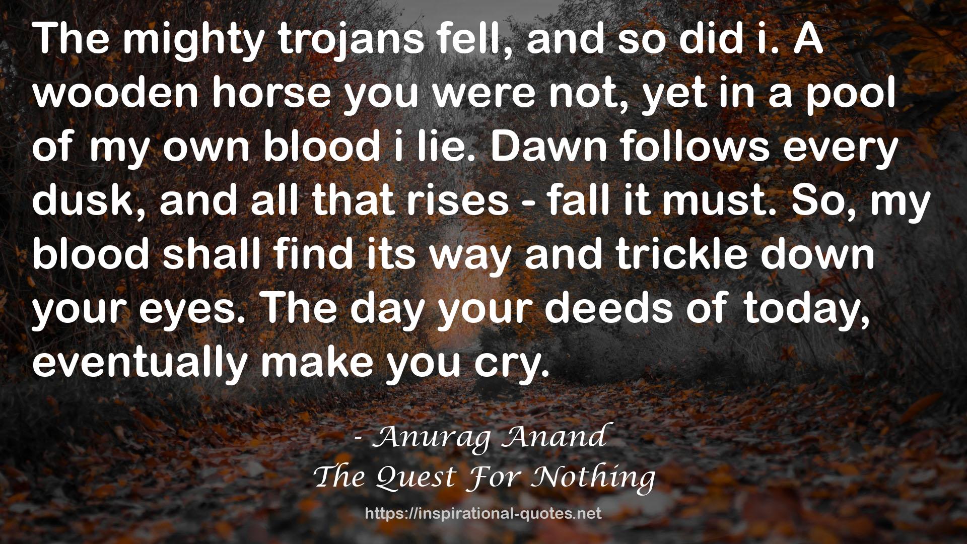 The Quest For Nothing QUOTES