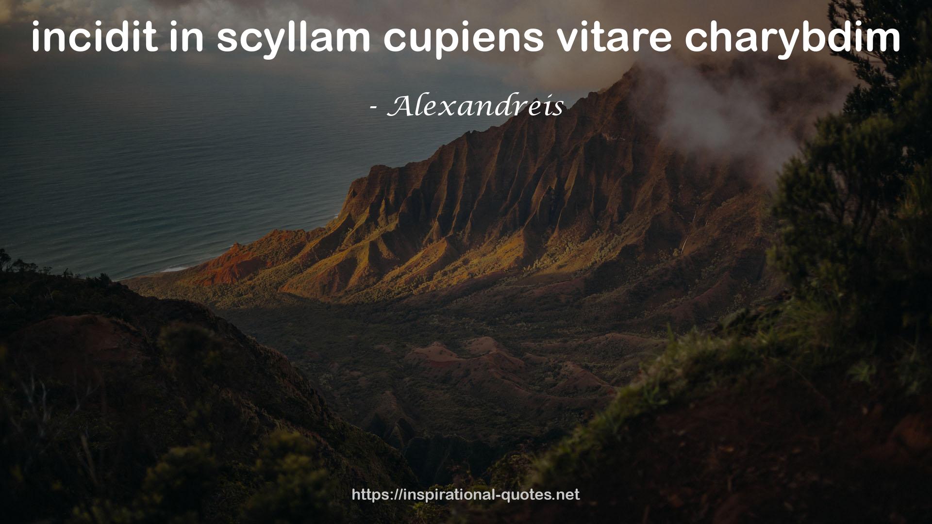 Alexandreis QUOTES