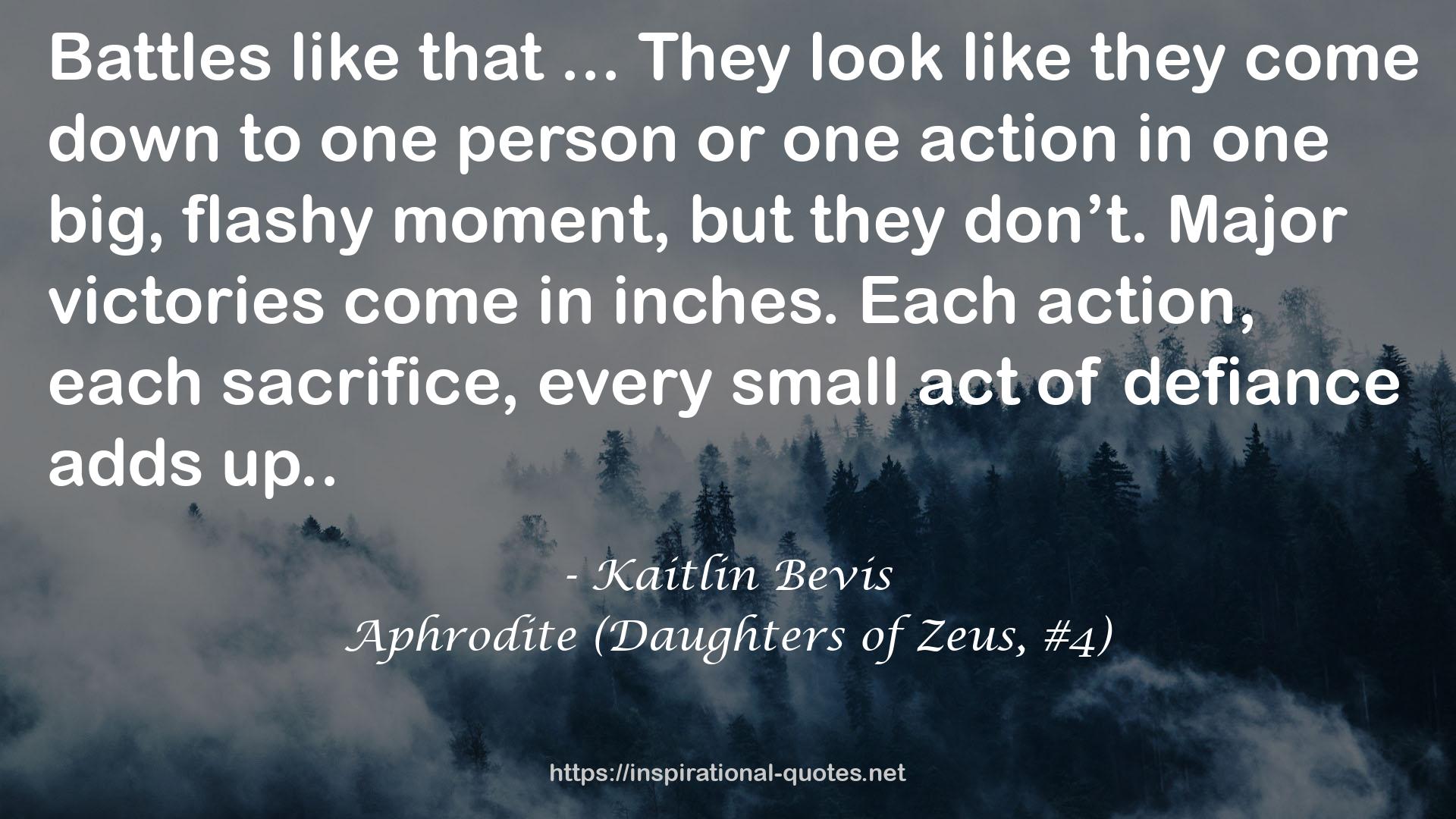Aphrodite (Daughters of Zeus, #4) QUOTES
