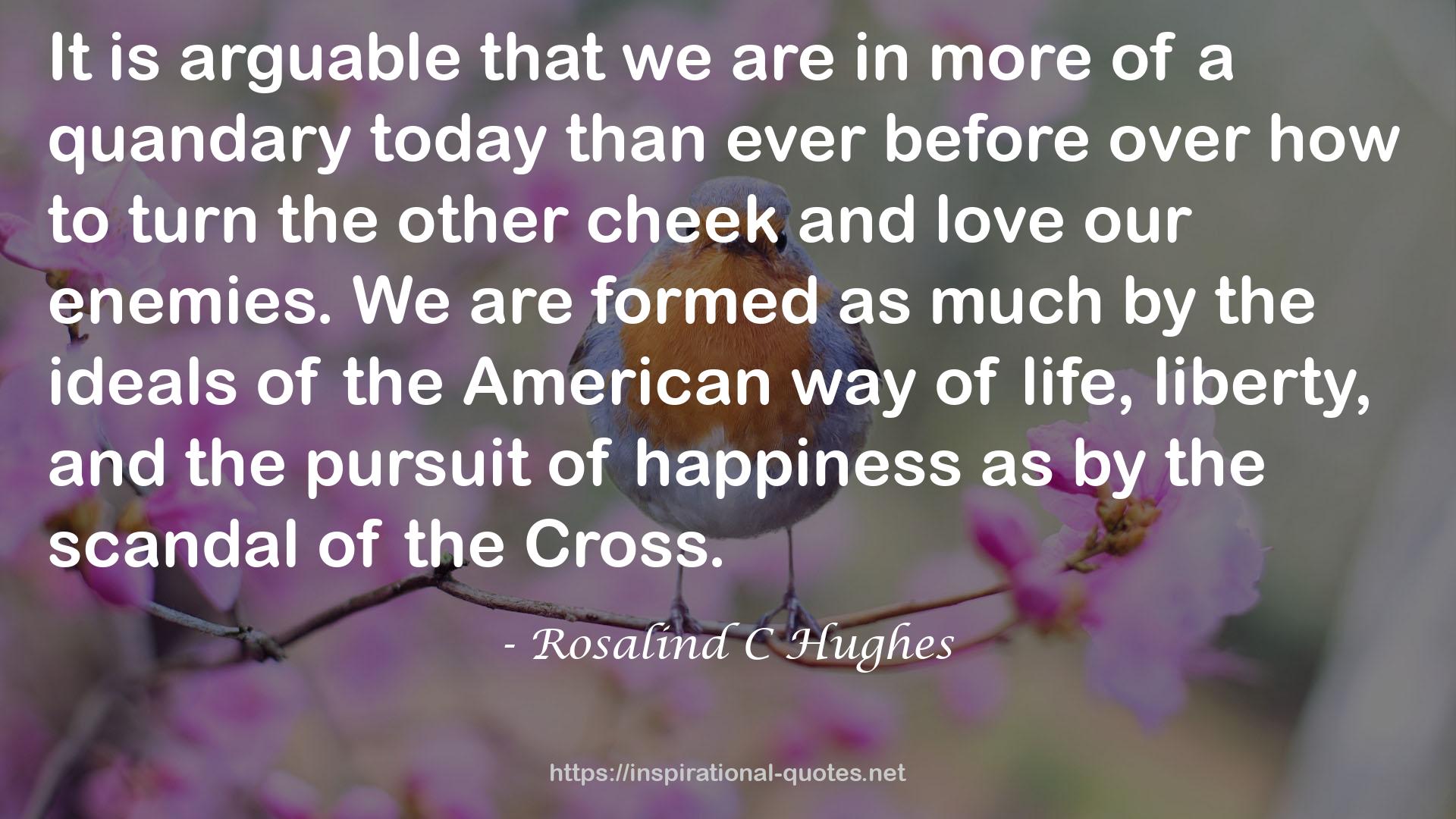 Rosalind C Hughes QUOTES