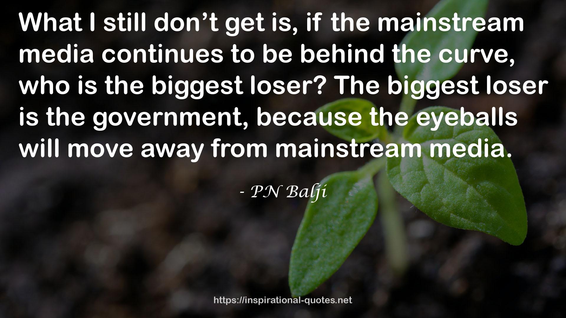 PN Balji QUOTES