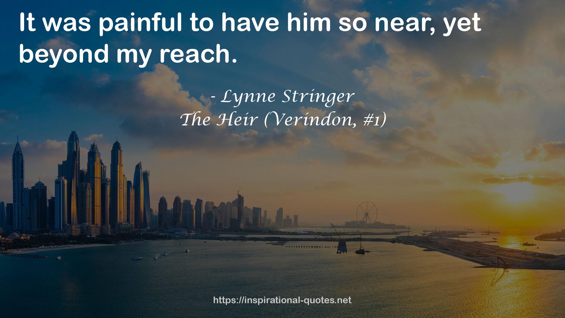 The Heir (Verindon, #1) QUOTES