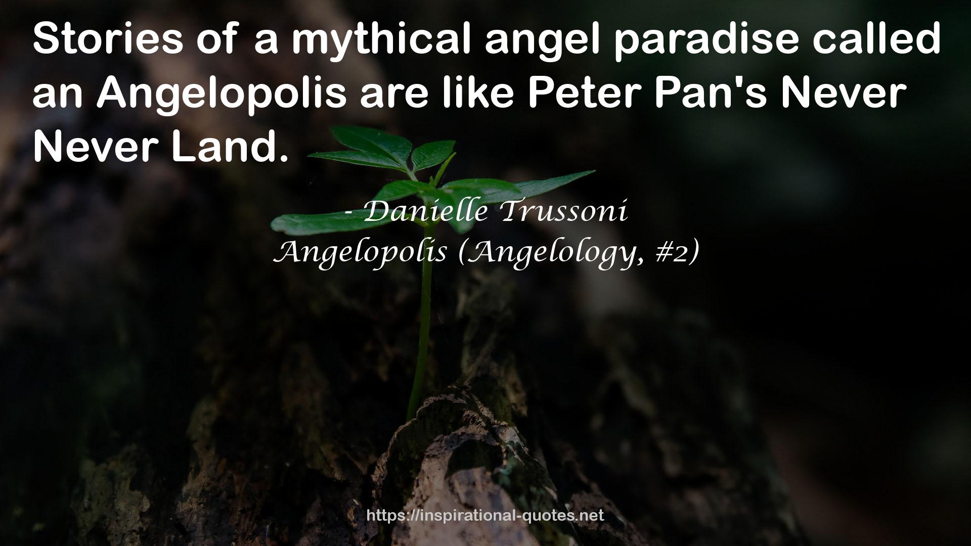 Angelopolis (Angelology, #2) QUOTES