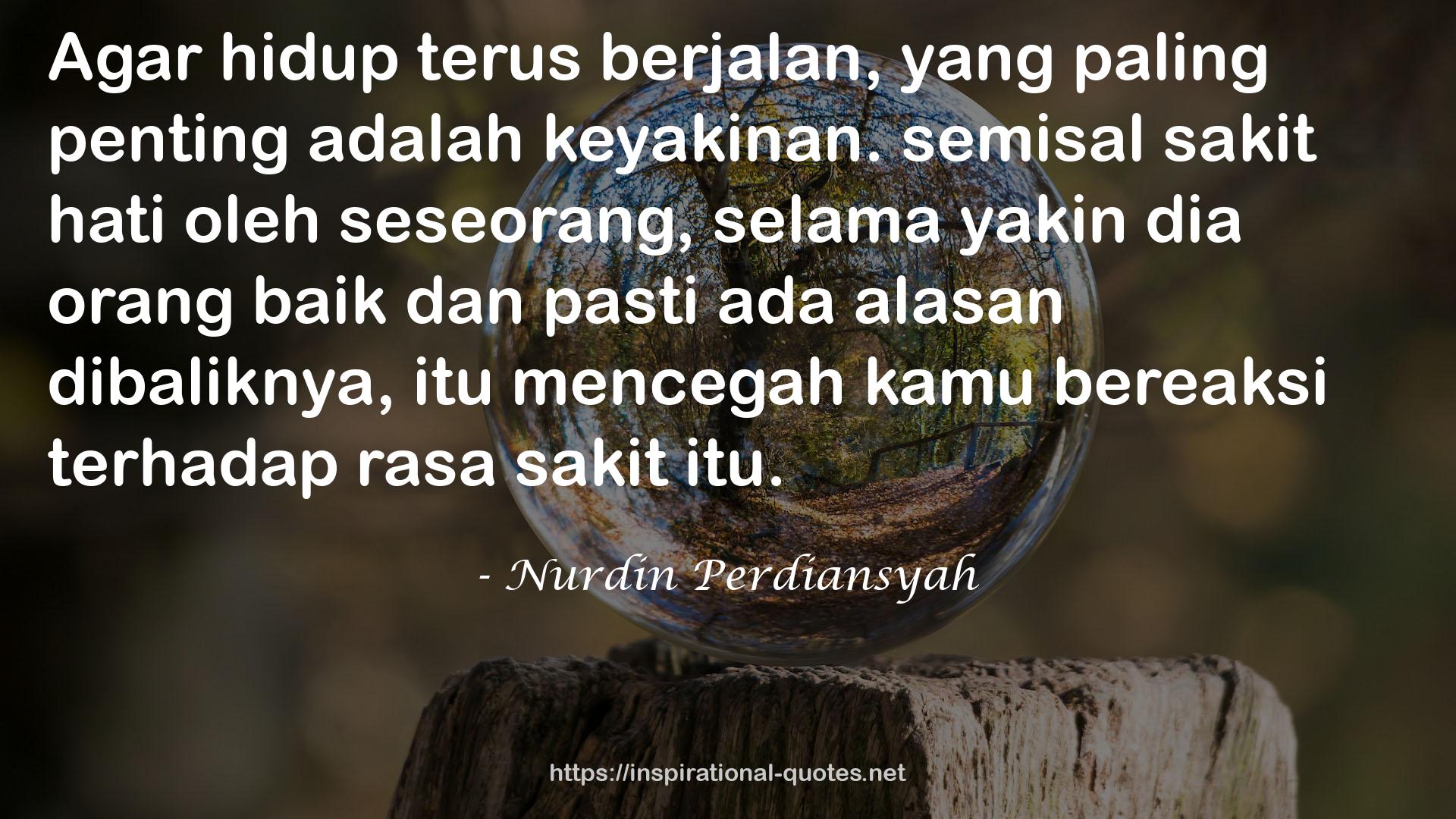 Nurdin Perdiansyah QUOTES