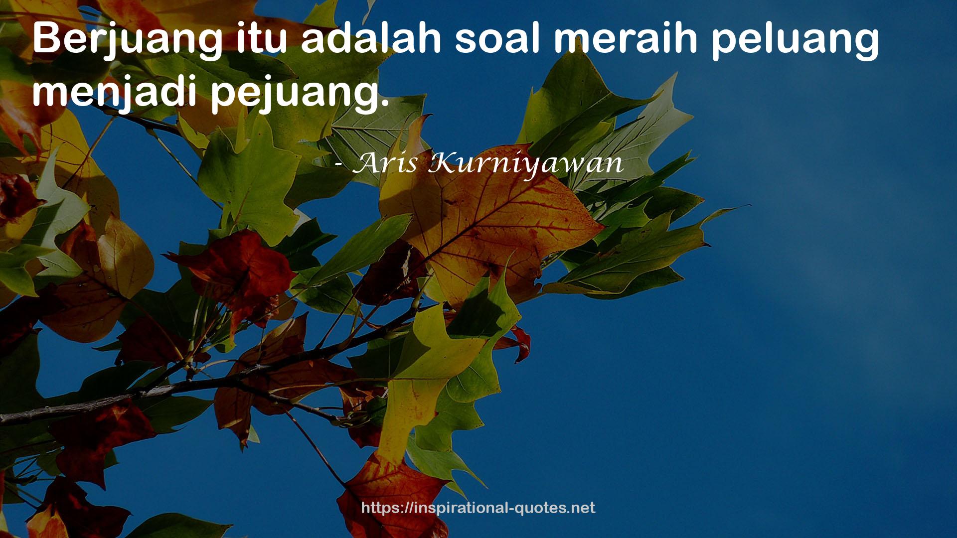 Aris Kurniyawan QUOTES