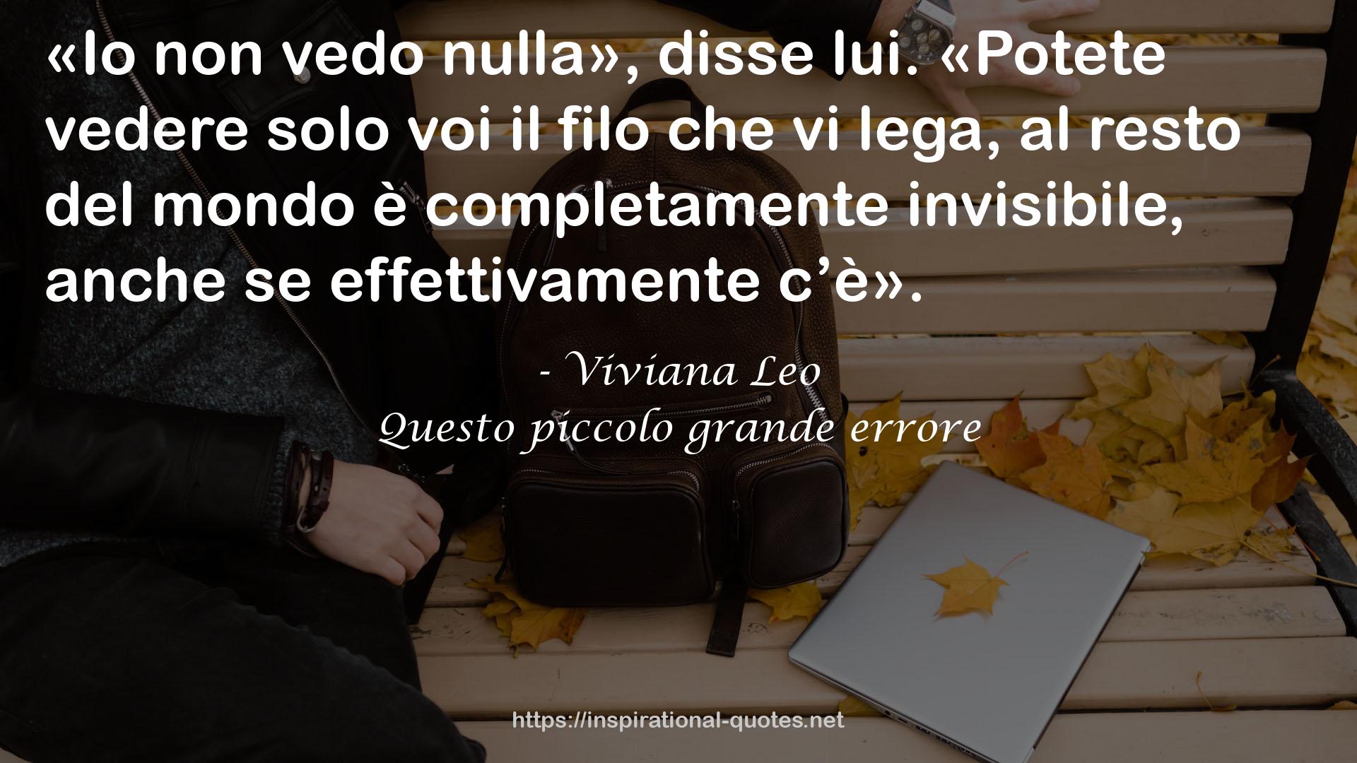 Questo piccolo grande errore QUOTES