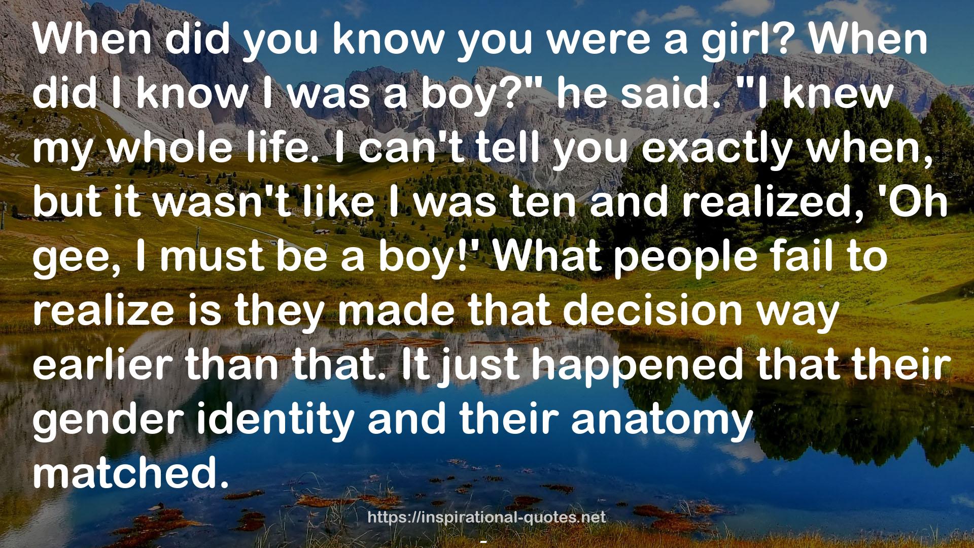 Feeling Wrong in Your Own Body: Understanding What It Means to Be Transgender QUOTES