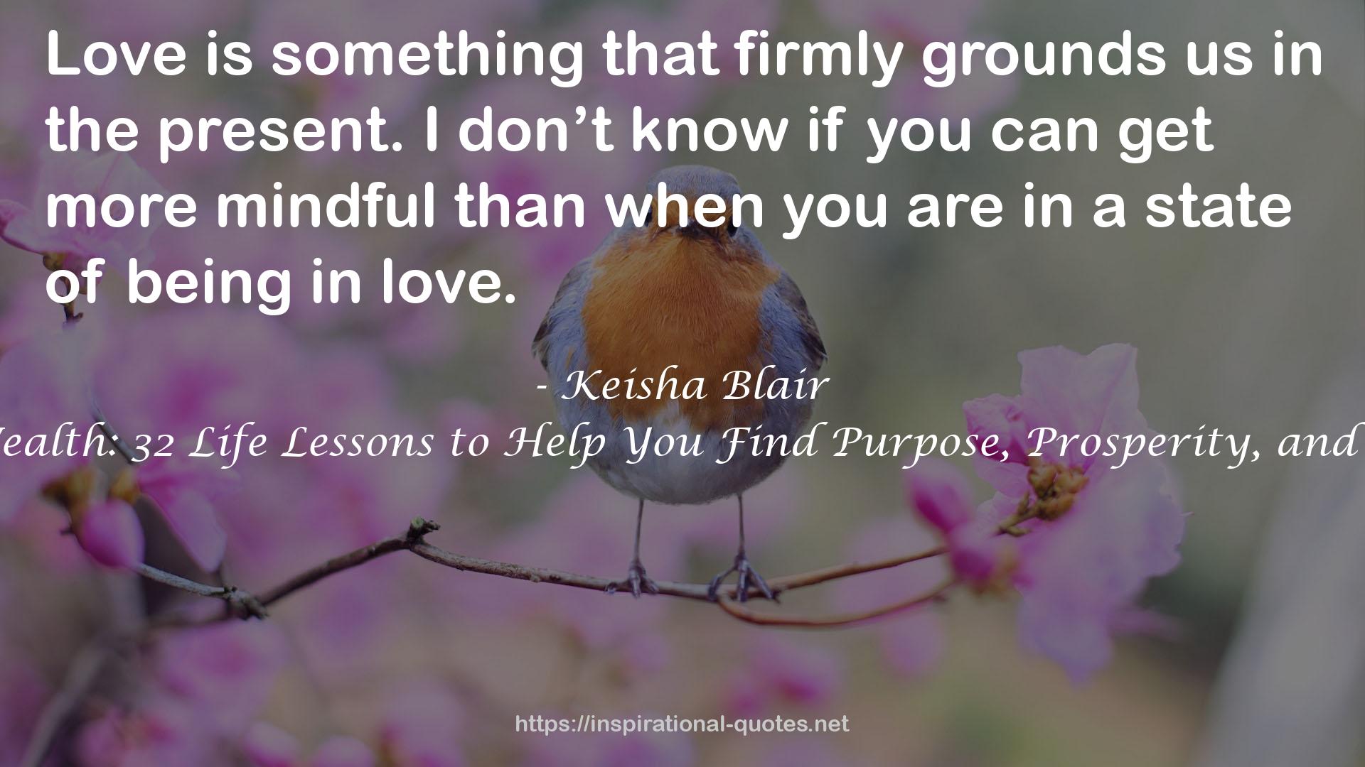 Keisha Blair QUOTES