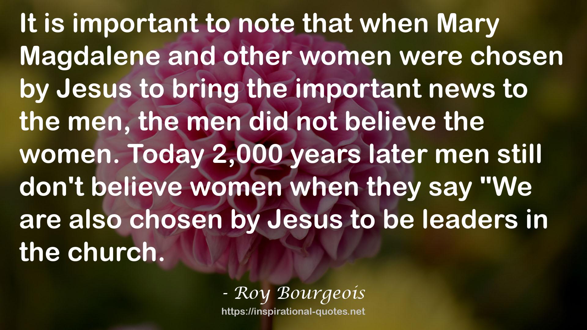 Roy Bourgeois QUOTES