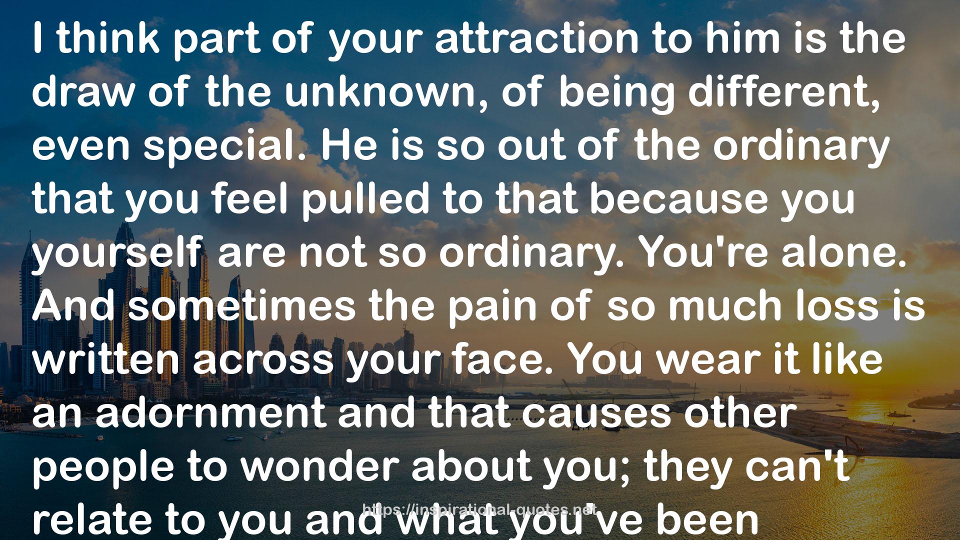 your attraction  QUOTES