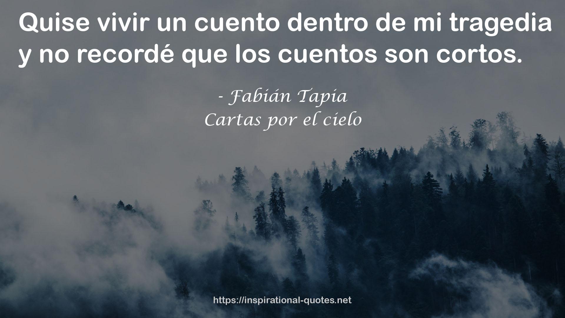 Cartas por el cielo QUOTES