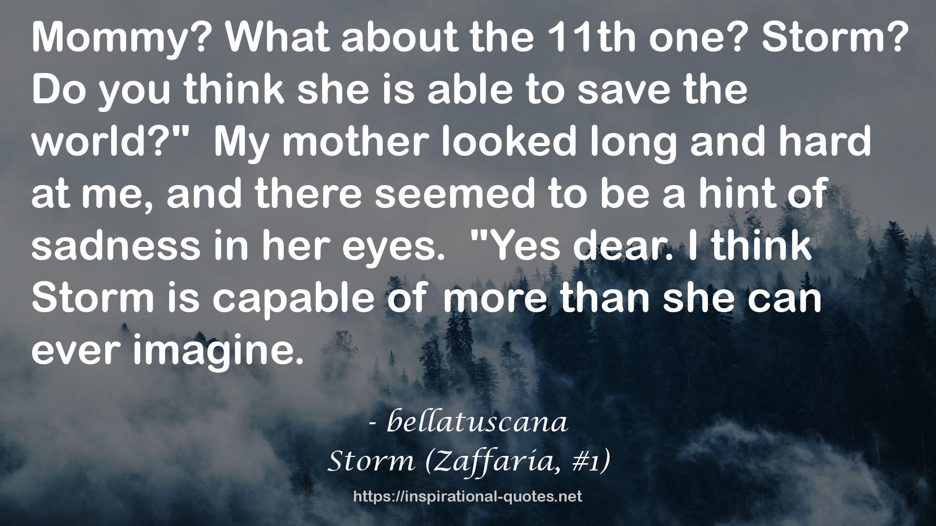 Storm (Zaffaria, #1) QUOTES
