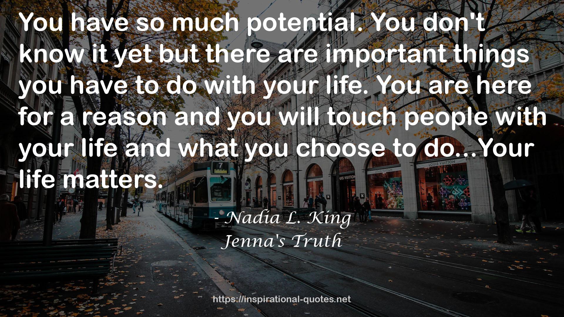 Nadia L. King QUOTES